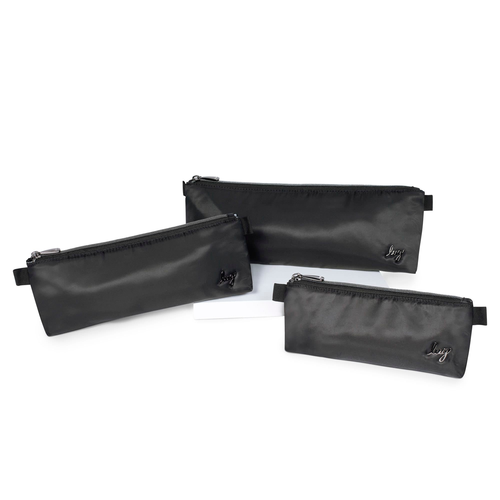 Schooner 3pc Storage Pouches - MIDNIGHT BLACK - SchoonerPouch_Black_01_01