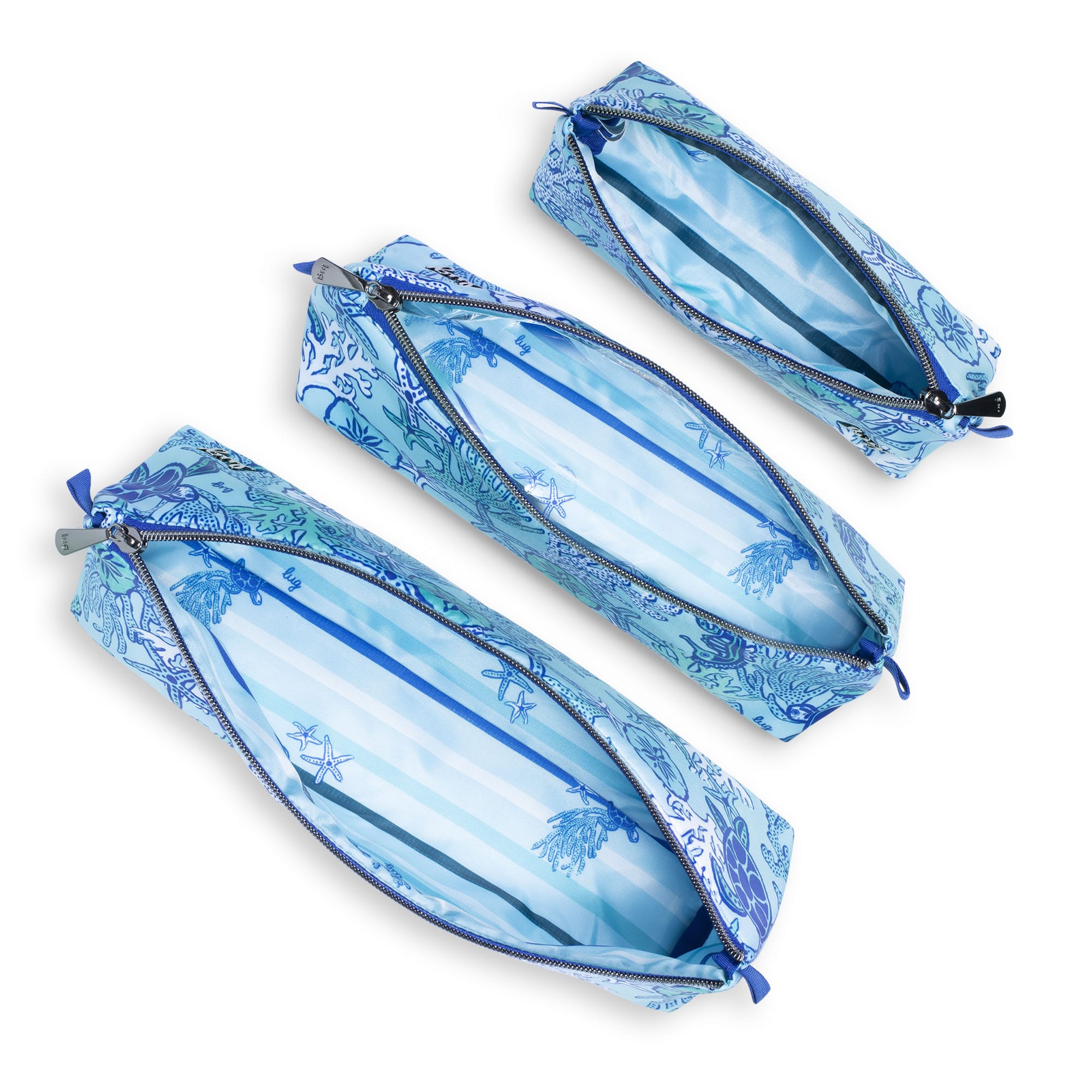 Schooner 3pc Storage Pouches - SEALIFE BLUE - SchoonerPouch_SeaLifeBlue_05