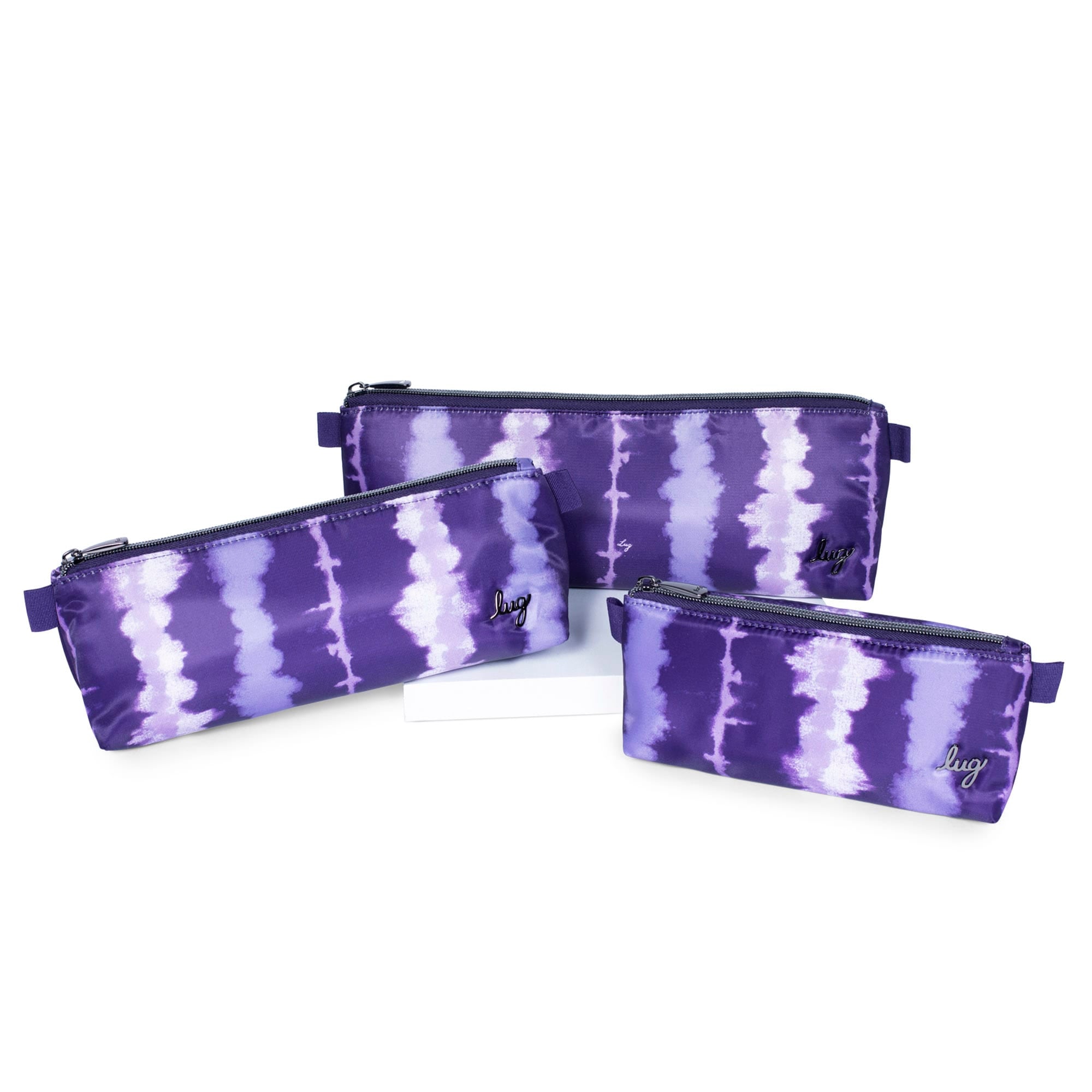 Schooner 3pc Storage Pouches - SHIBORI PURPLE - SchoonerPouch_ShiboriPurple_01_01