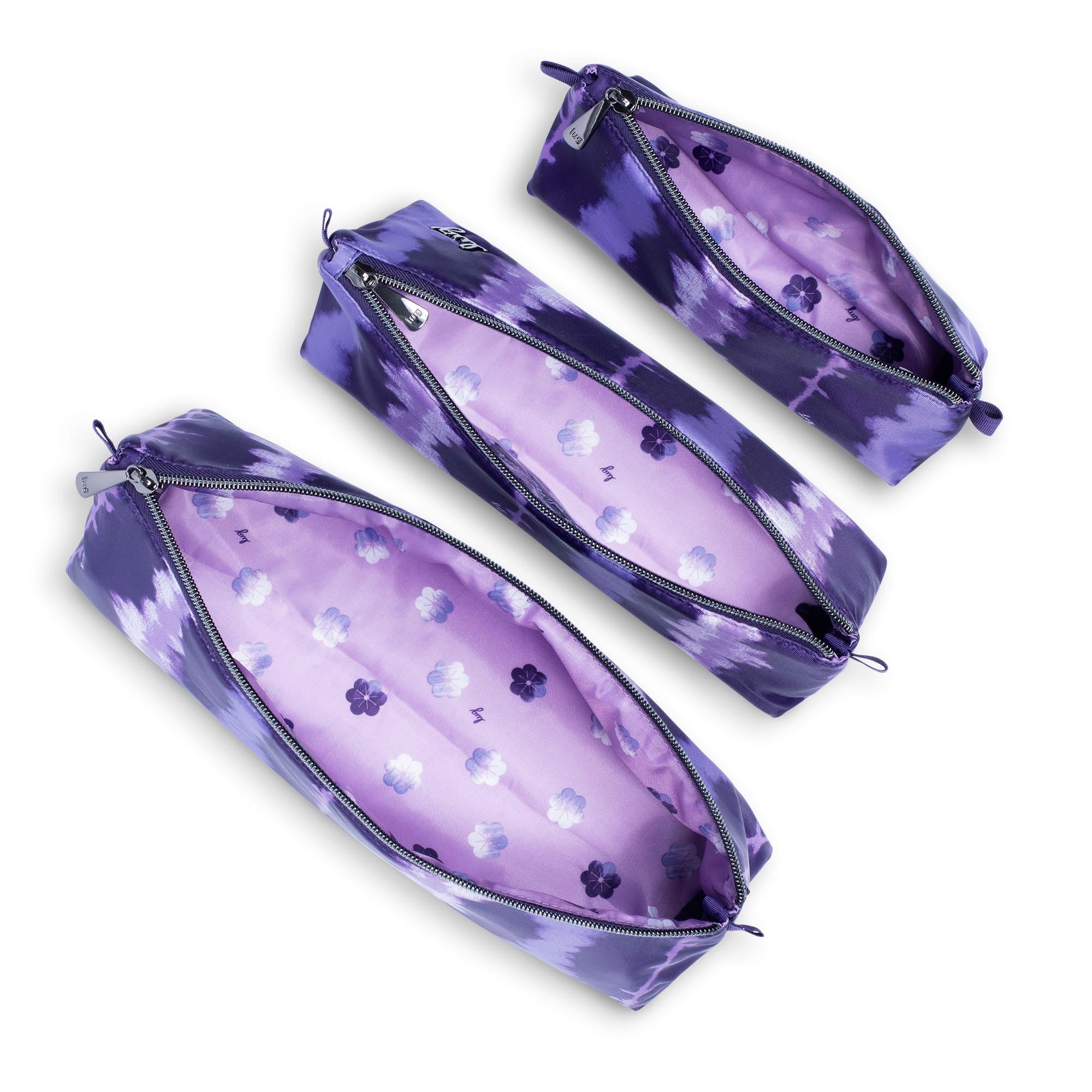 Schooner 3pc Storage Pouches - SHIBORI PURPLE - SchoonerPouch_ShiboriPurple_05