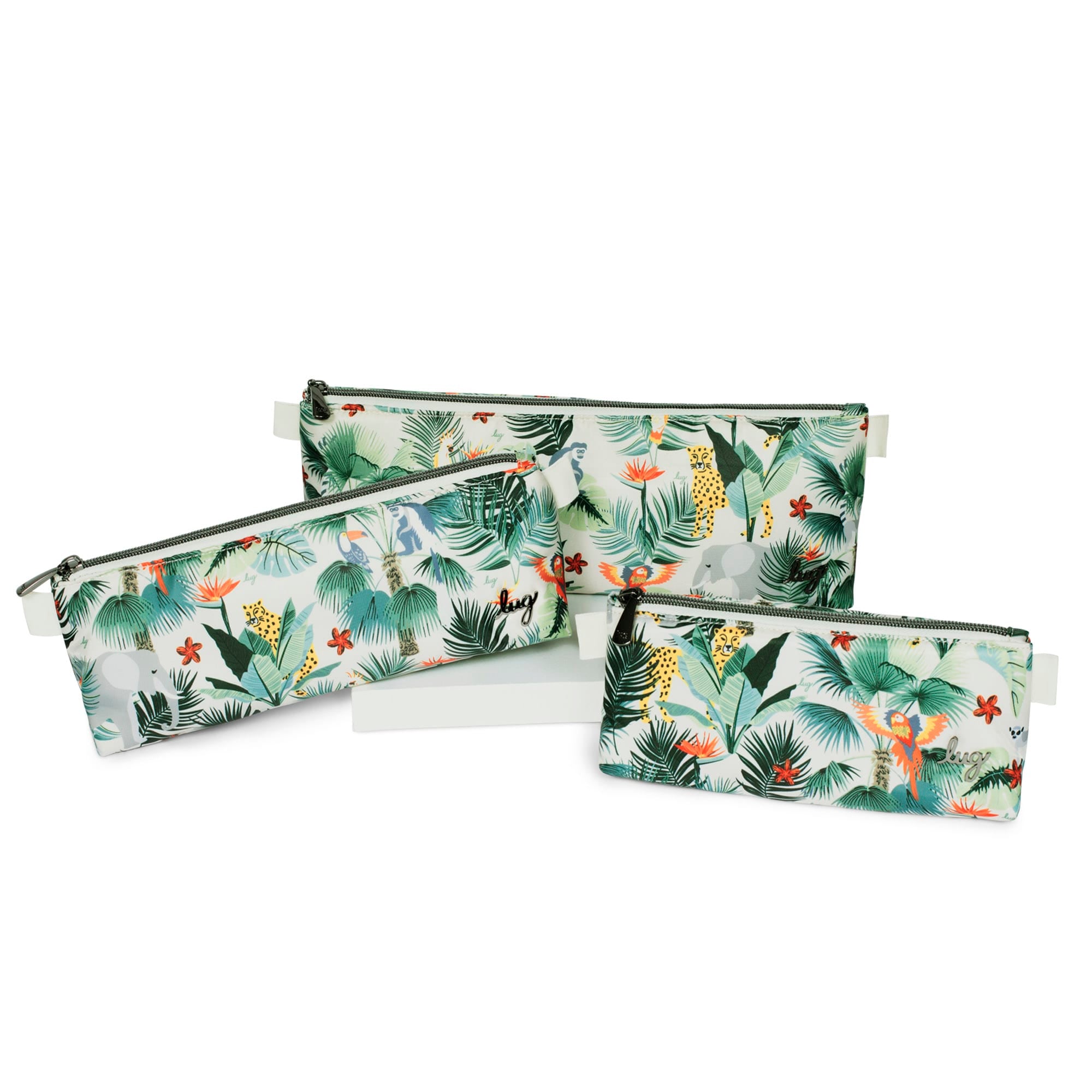 Schooner 3pc Storage Pouches - WILDLIFE CREAM - SchoonerPouch_WildlifeCream_01_01