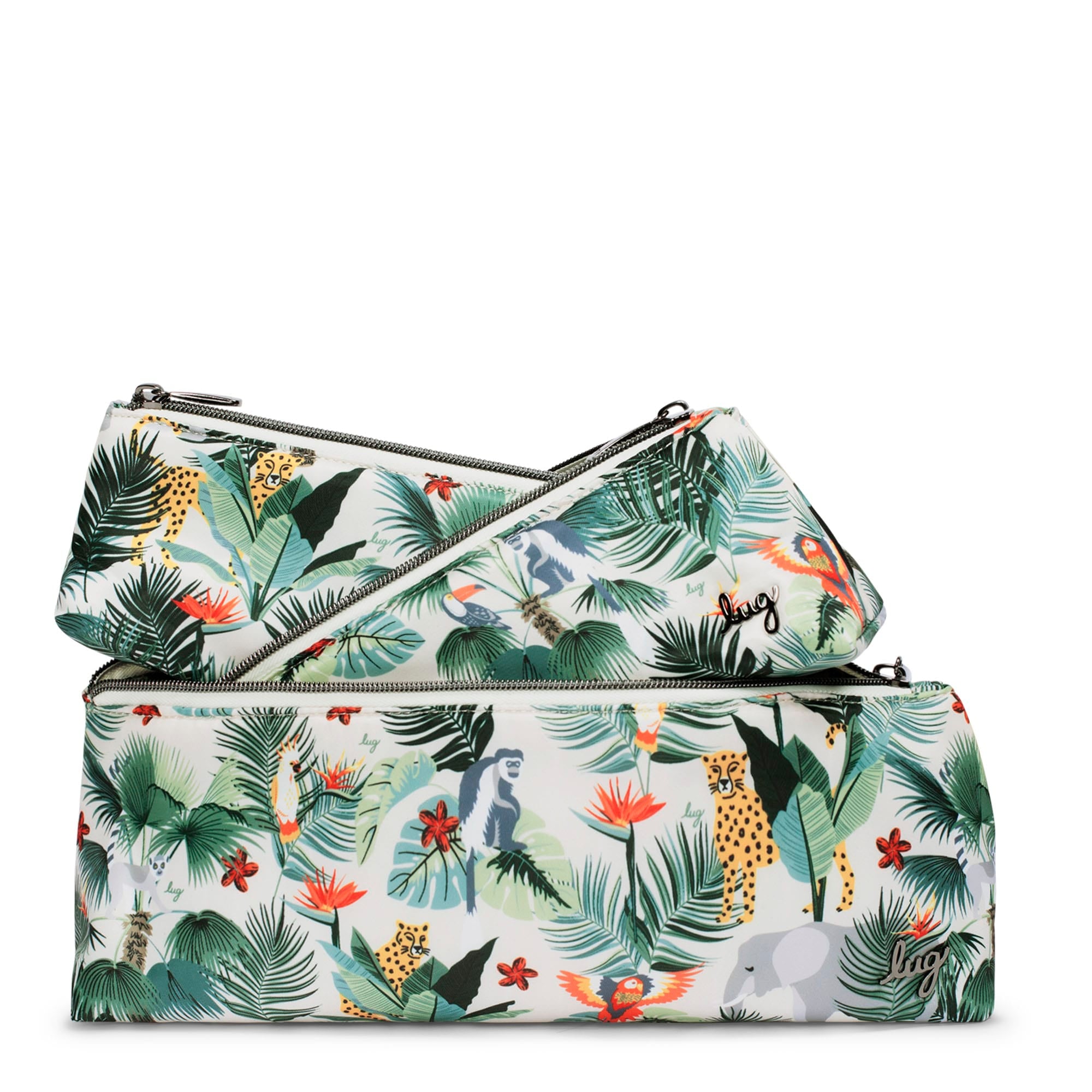 Schooner 3pc Storage Pouches - WILDLIFE CREAM - SchoonerPouch_WildlifeCream_01_02