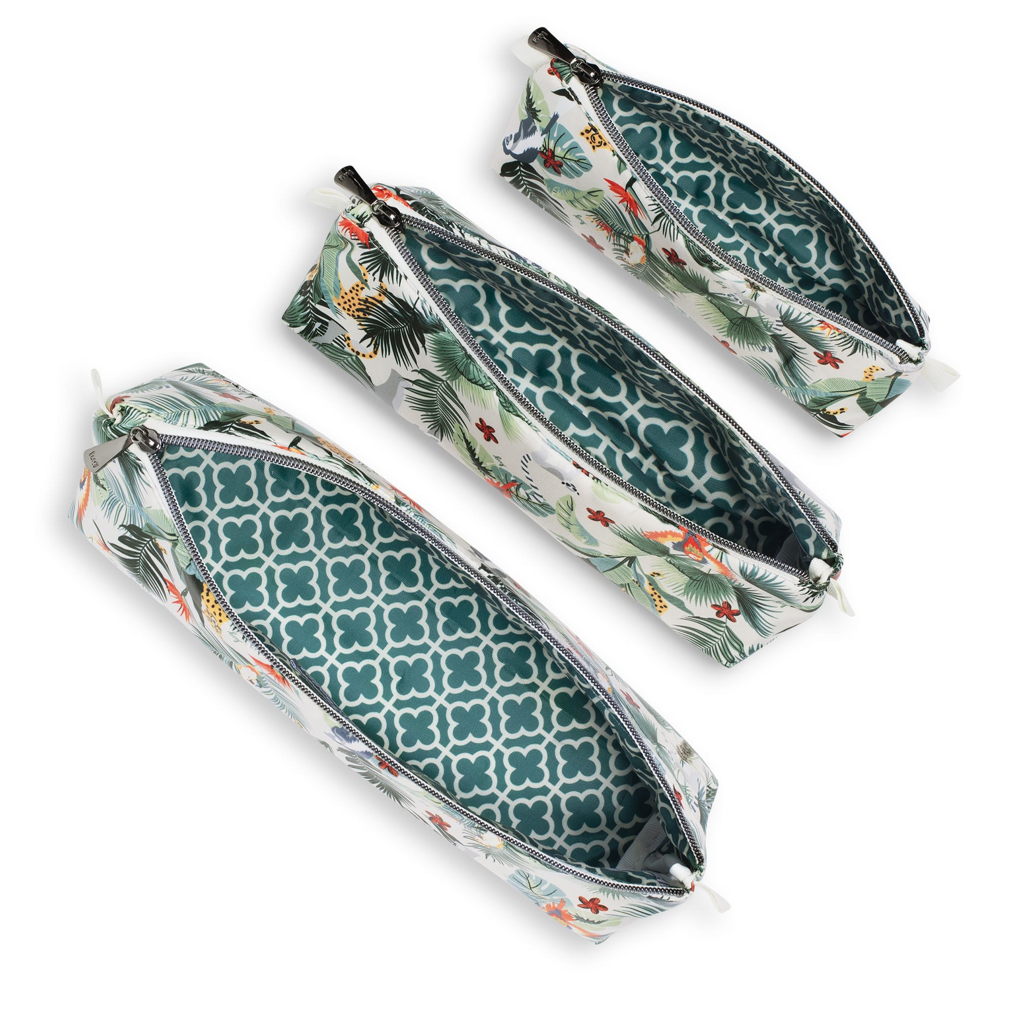 Schooner 3pc Storage Pouches - WILDLIFE CREAM - SchoonerPouch_WildlifeCream_05