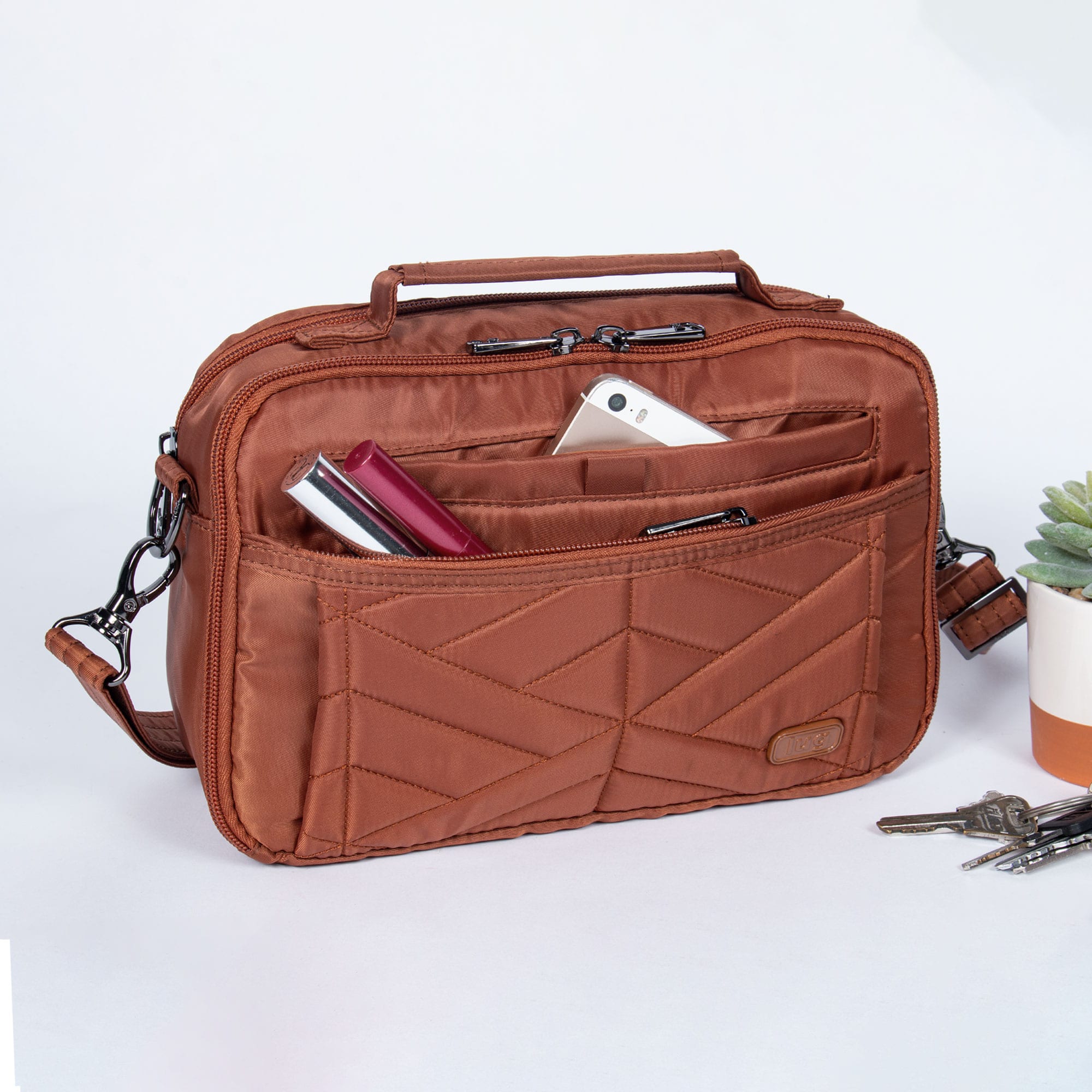 Scoop 2 Crossbody Bag - - Scoop2_CopperBrown_06c