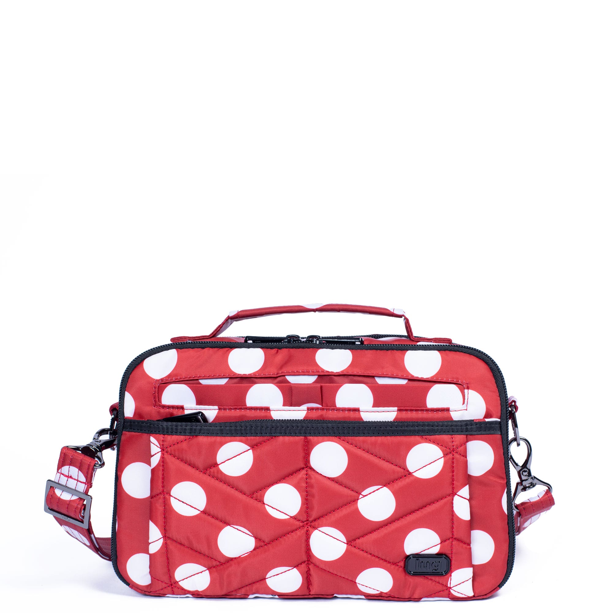 Scoop 2 Crossbody Bag - CRIMSON LARGE DOT - Scoop2_CrimsonLargeDot_01