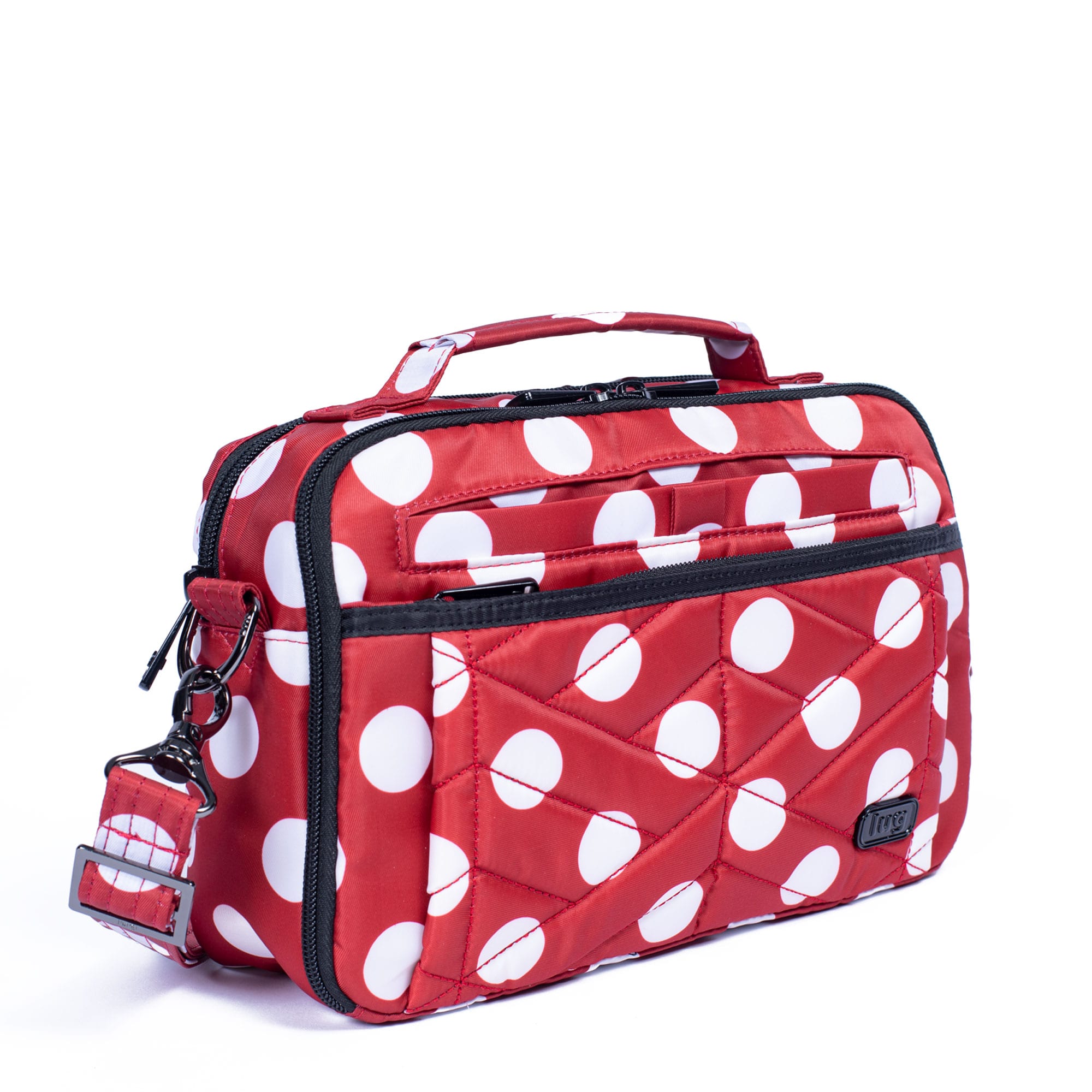 Scoop 2 Crossbody Bag - CRIMSON LARGE DOT - Scoop2_CrimsonLargeDot_02