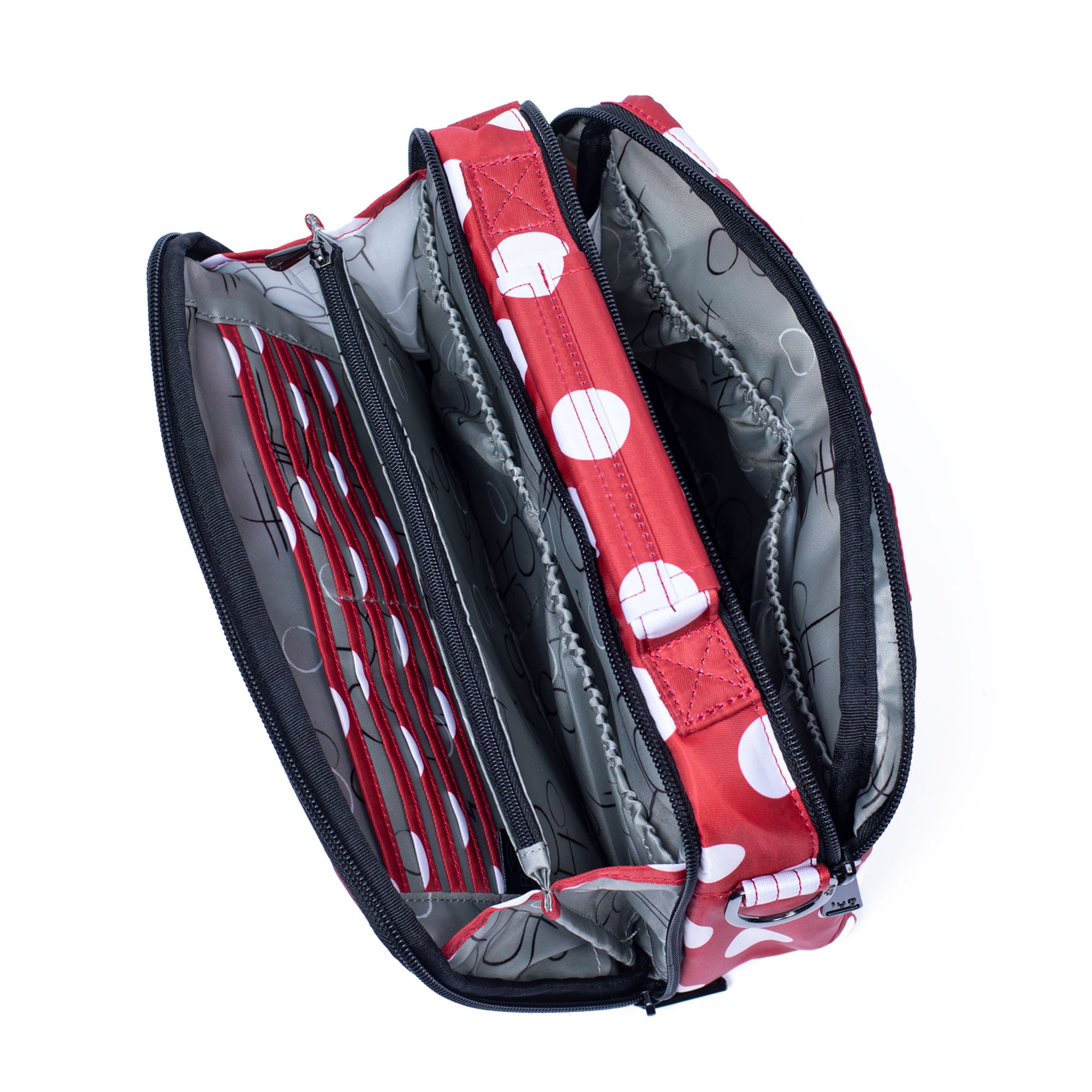 Scoop 2 Crossbody Bag - CRIMSON LARGE DOT - Scoop2_CrimsonLargeDot_05