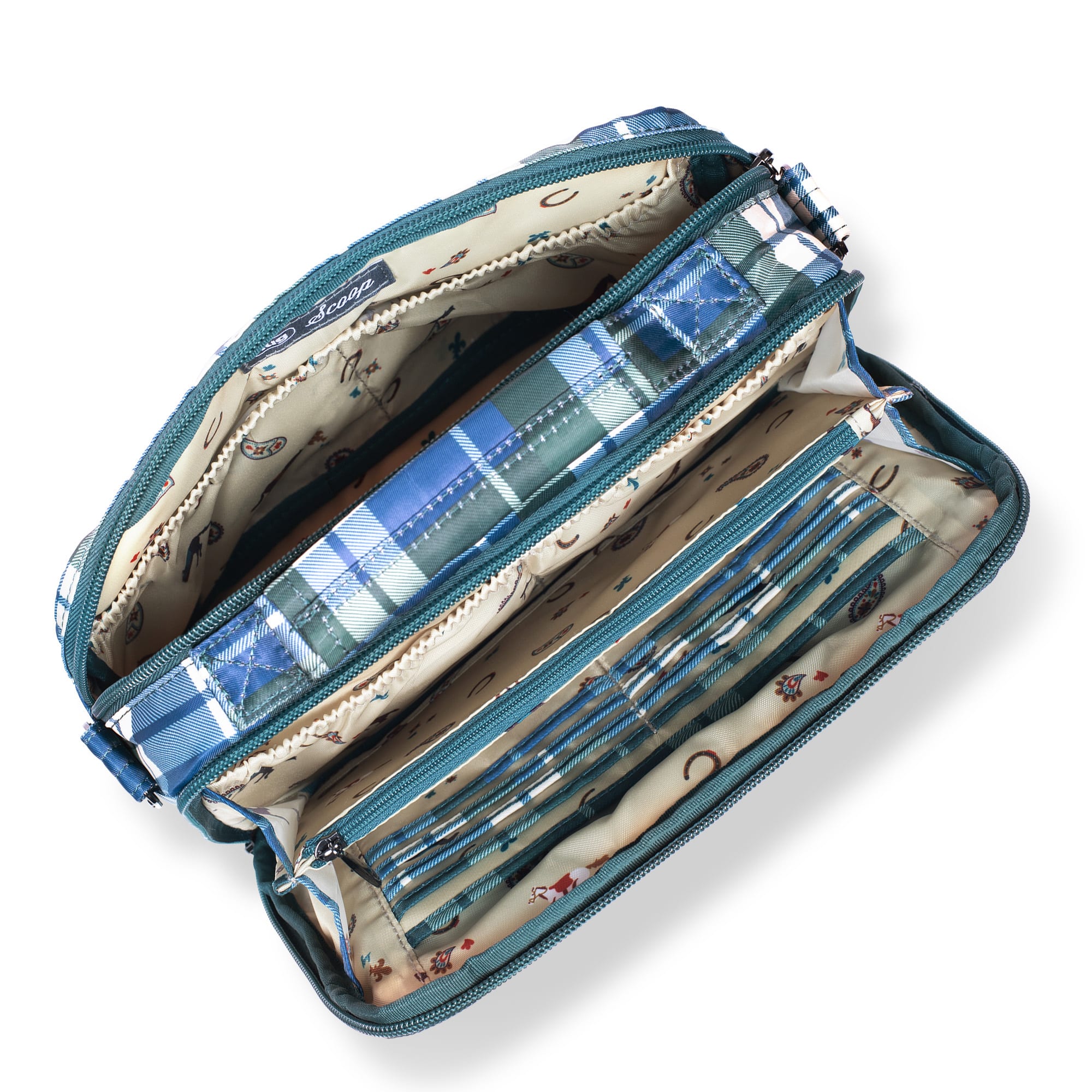 Scoop 2 Crossbody Bag - FLANNEL PLAID NAVY - Scoop2_FlannelPlaidNavy_05