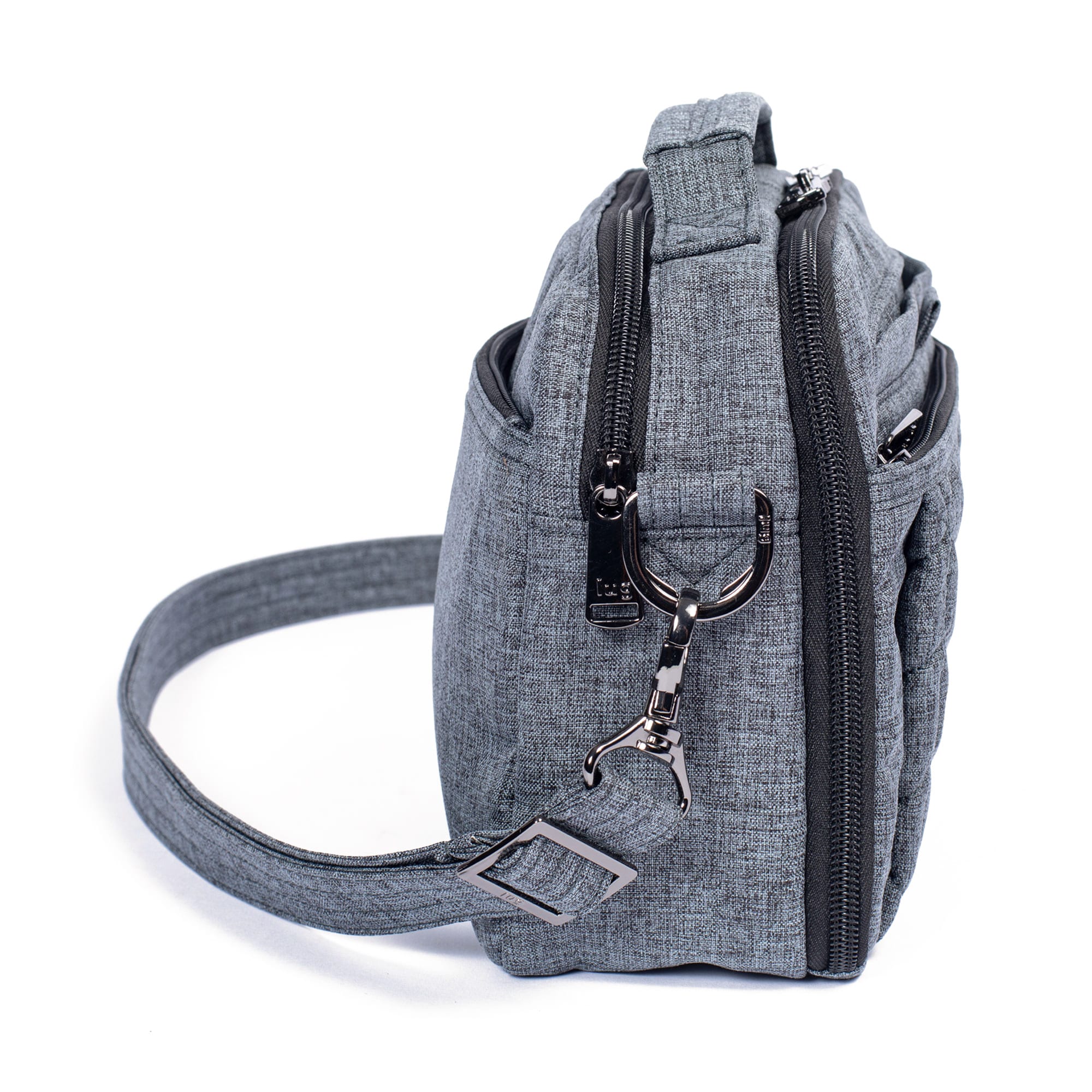 Scoop 2 Crossbody Bag - HEATHER GREY - Scoop2_HeatherGrey_03