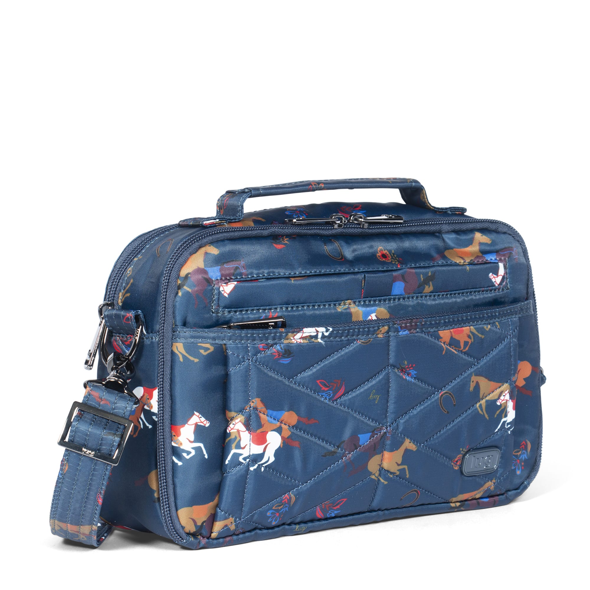 Scoop 2 Crossbody Bag - HORSES NAVY - Scoop2_HorseNavy_02