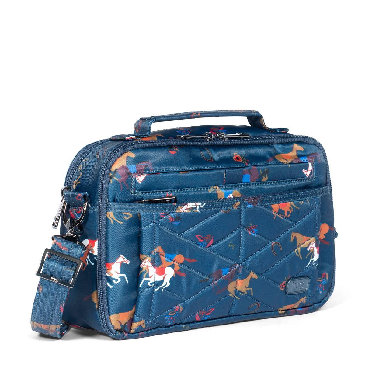 Scoop 2 Crossbody Bag - HORSES NAVY - Scoop2_HorseNavy_02