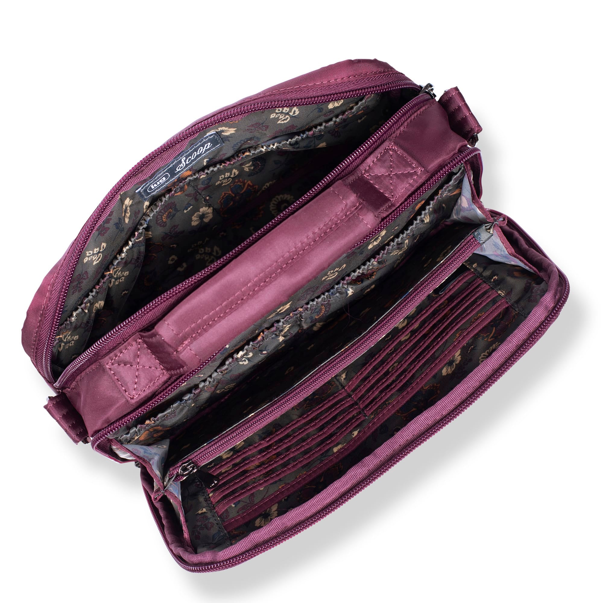 Scoop 2 Crossbody Bag - WINE RED - Scoop2_WineRed_05