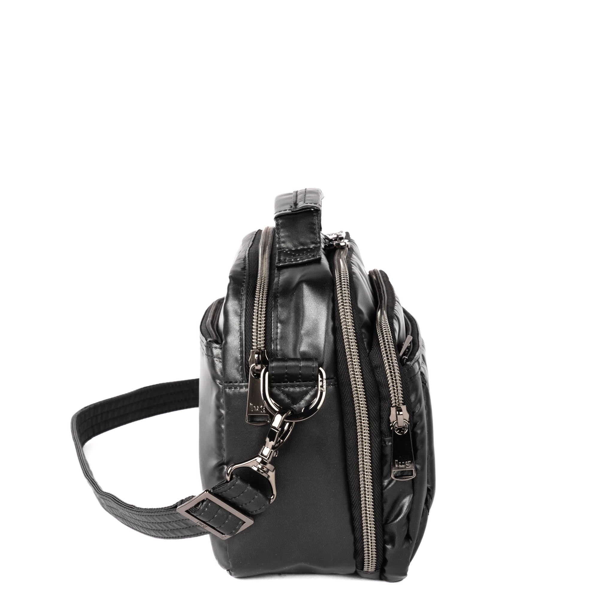 Scoop SE Crossbody Bag - METALLIC BLACK - ScoopSE_MetallicBlack_03