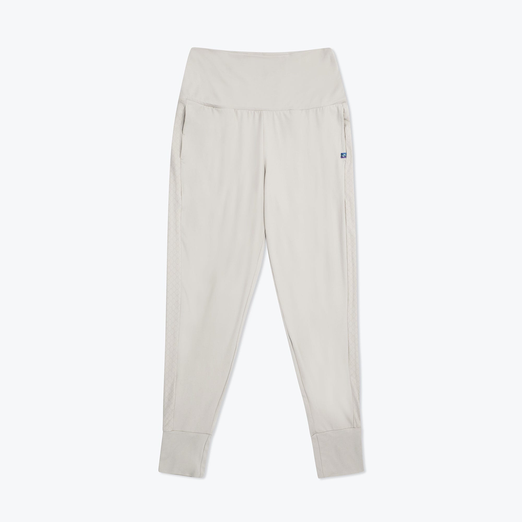 Scoop Foldover Jogger Pants - PEBBLE - Scoop_Bottom_Pebble-IcePop_Flatlay_05