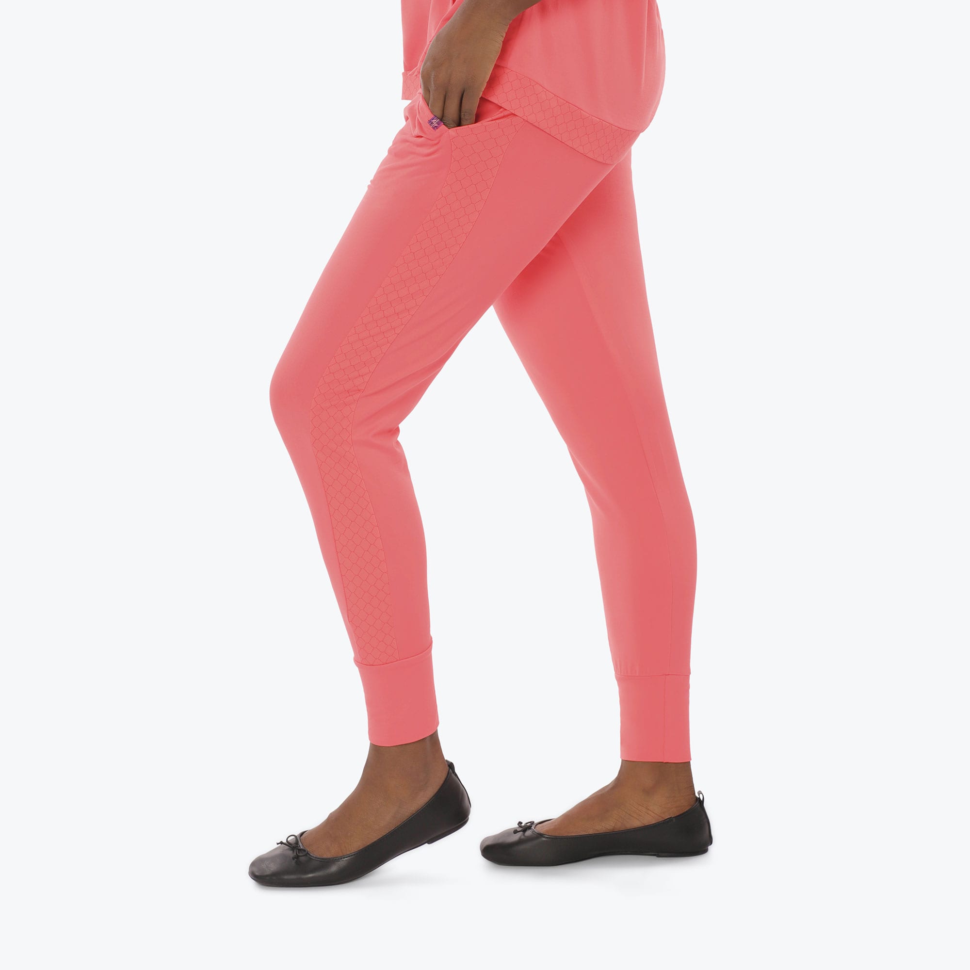 Scoop Foldover Jogger Pants - WATERMELON ICEPOP - Scoop_Bottom_Watermelon-Icepop_S_03