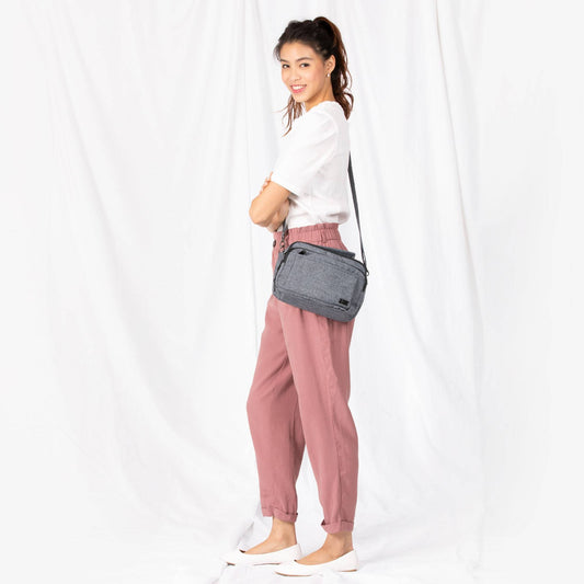 Scoop Crossbody Bag - - Scoop_HeatherGrey_07c
