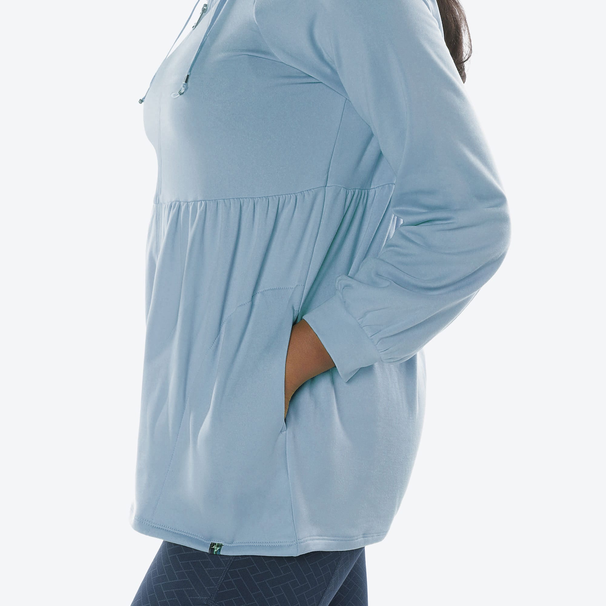Shimmy Brushed Jersey Zip Up - BLUE MOON ICEPOP - Shimmy_BlueMoon_IcePop_S_04