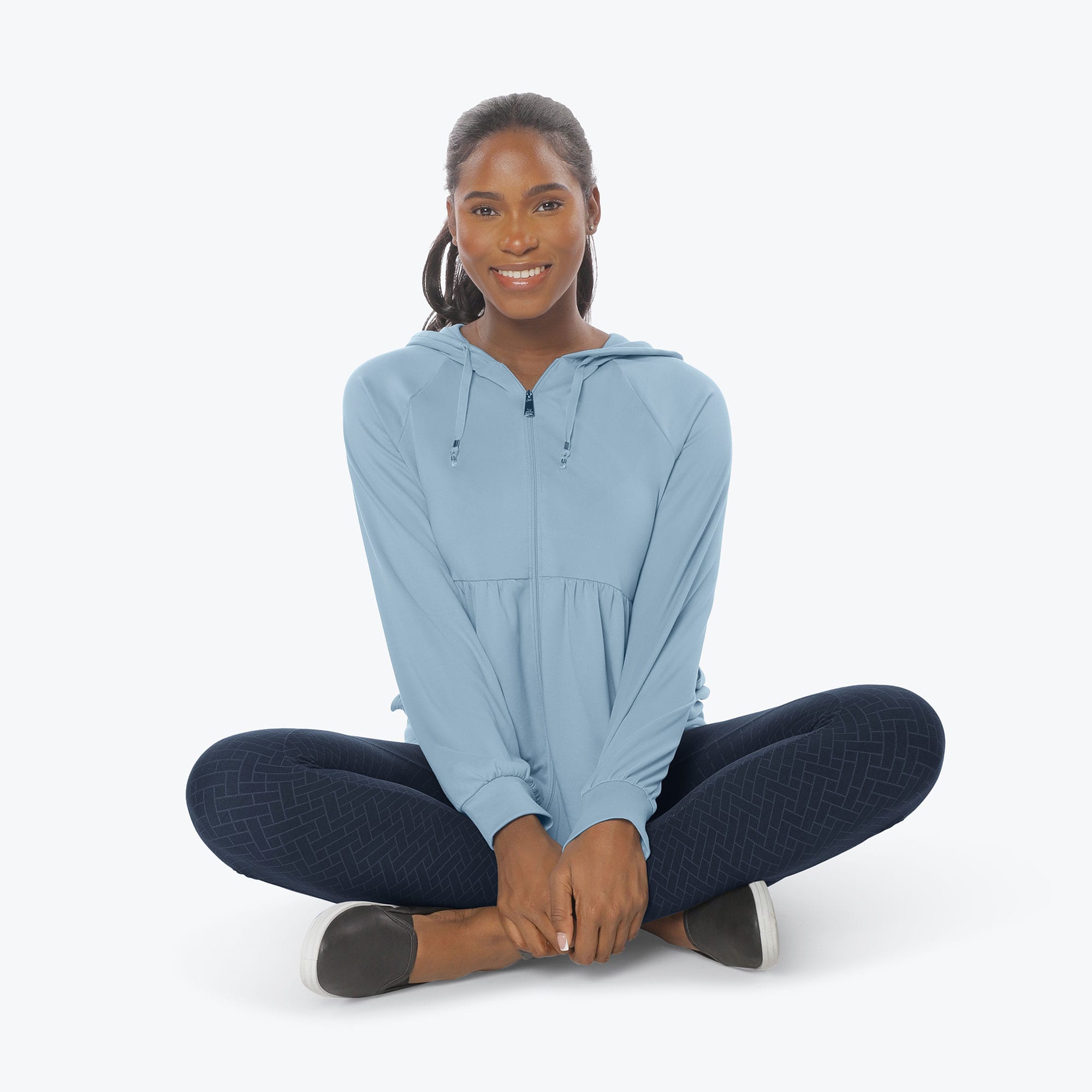 Shimmy Brushed Jersey Zip Up - BLUE MOON ICEPOP - Shimmy_BlueMoon_IcePop_S_05