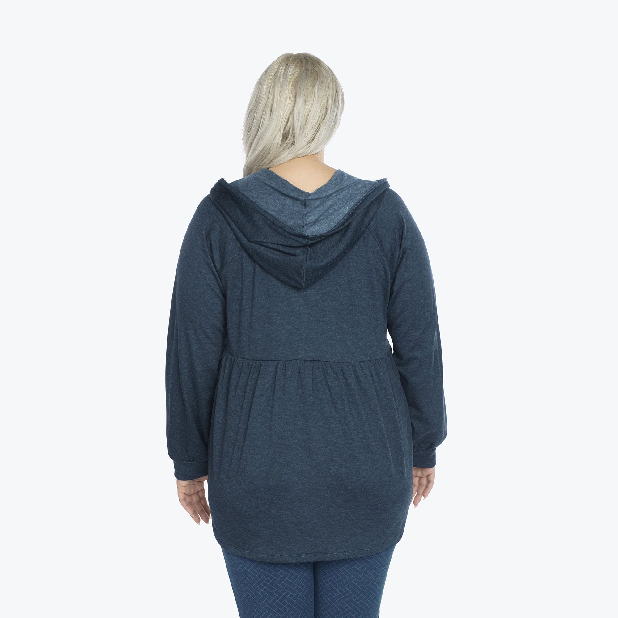 Shimmy Brushed Jersey Zip Up - HEATHER INDIGO - Shimmy_HeatherIndigo_XL_02