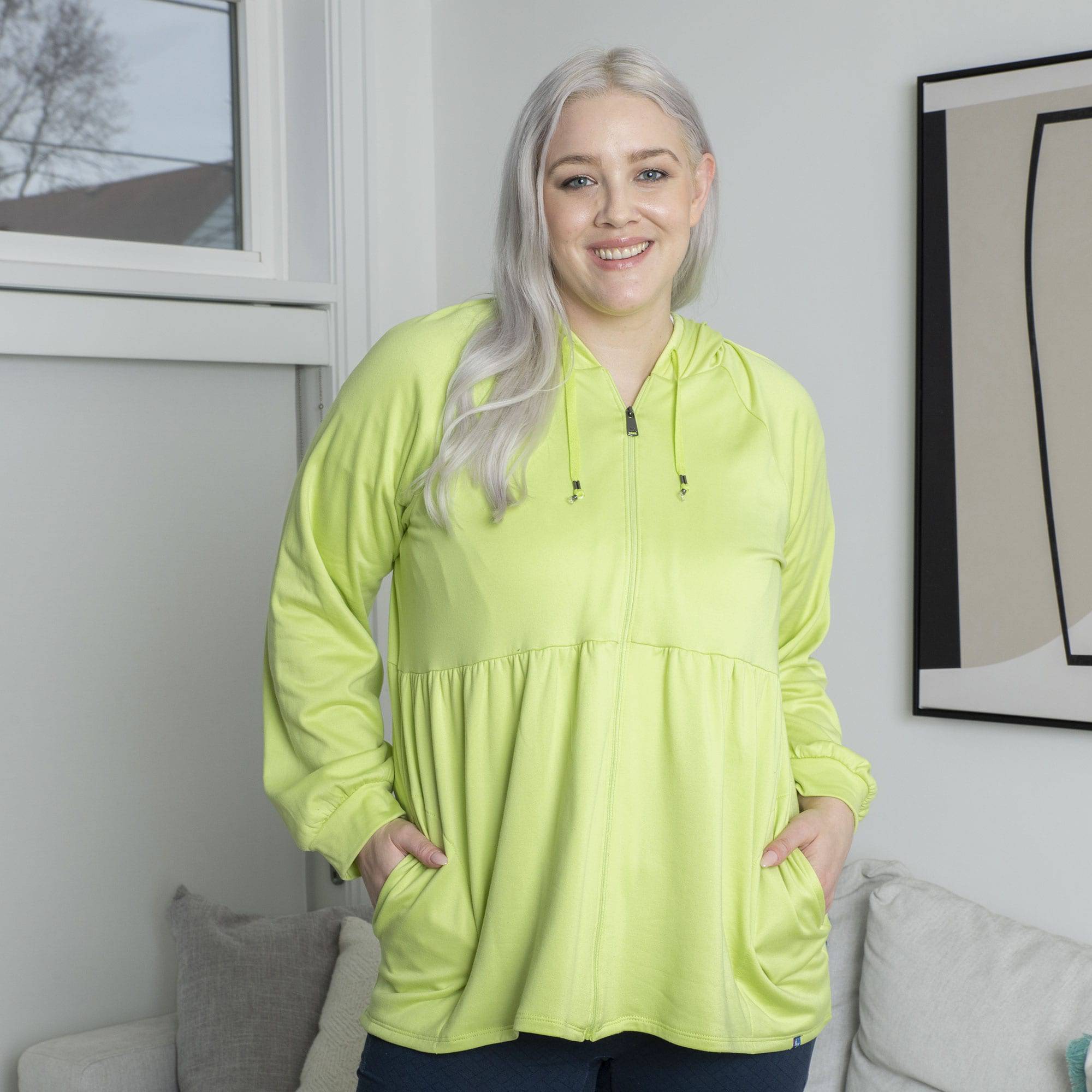 Shimmy Brushed Jersey Zip Up - - Shimmy_Lifestyle_05