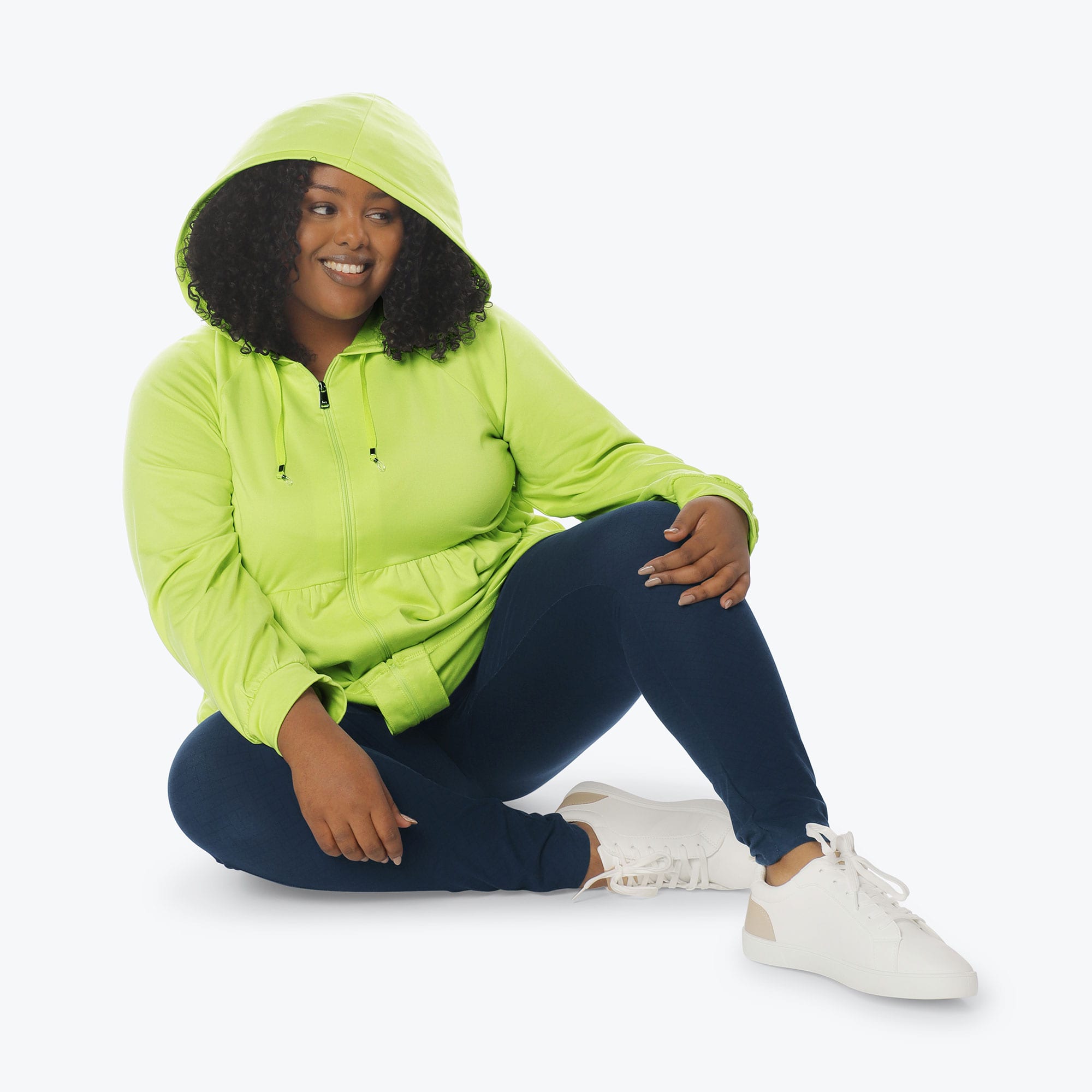 Shimmy Brushed Jersey Zip Up - MARGARITA ICEPOP - Shimmy_Margarita_IcePop_S_05