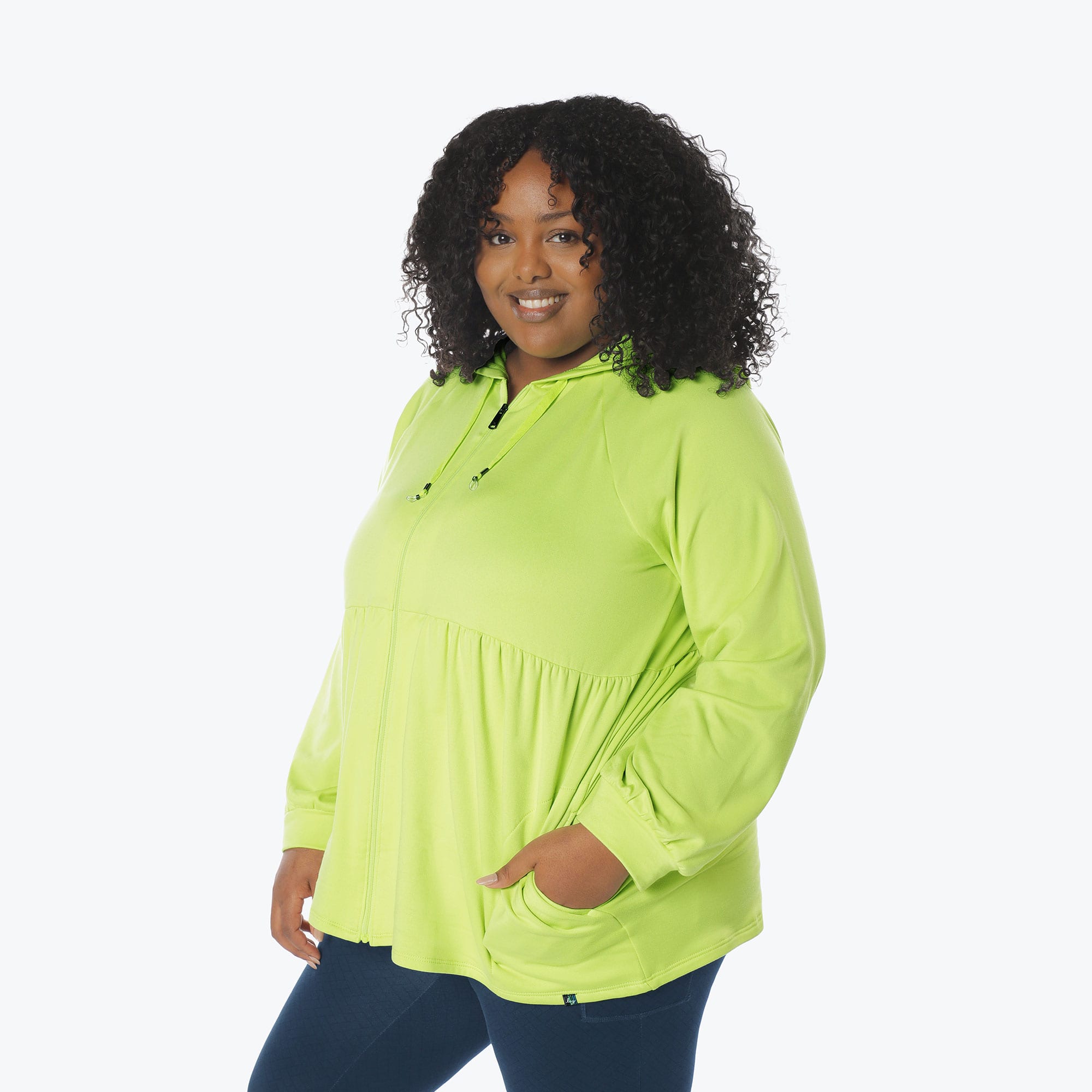 Shimmy Brushed Jersey Zip Up - MARGARITA ICEPOP - Shimmy_Margarita_IcePop_XL_03