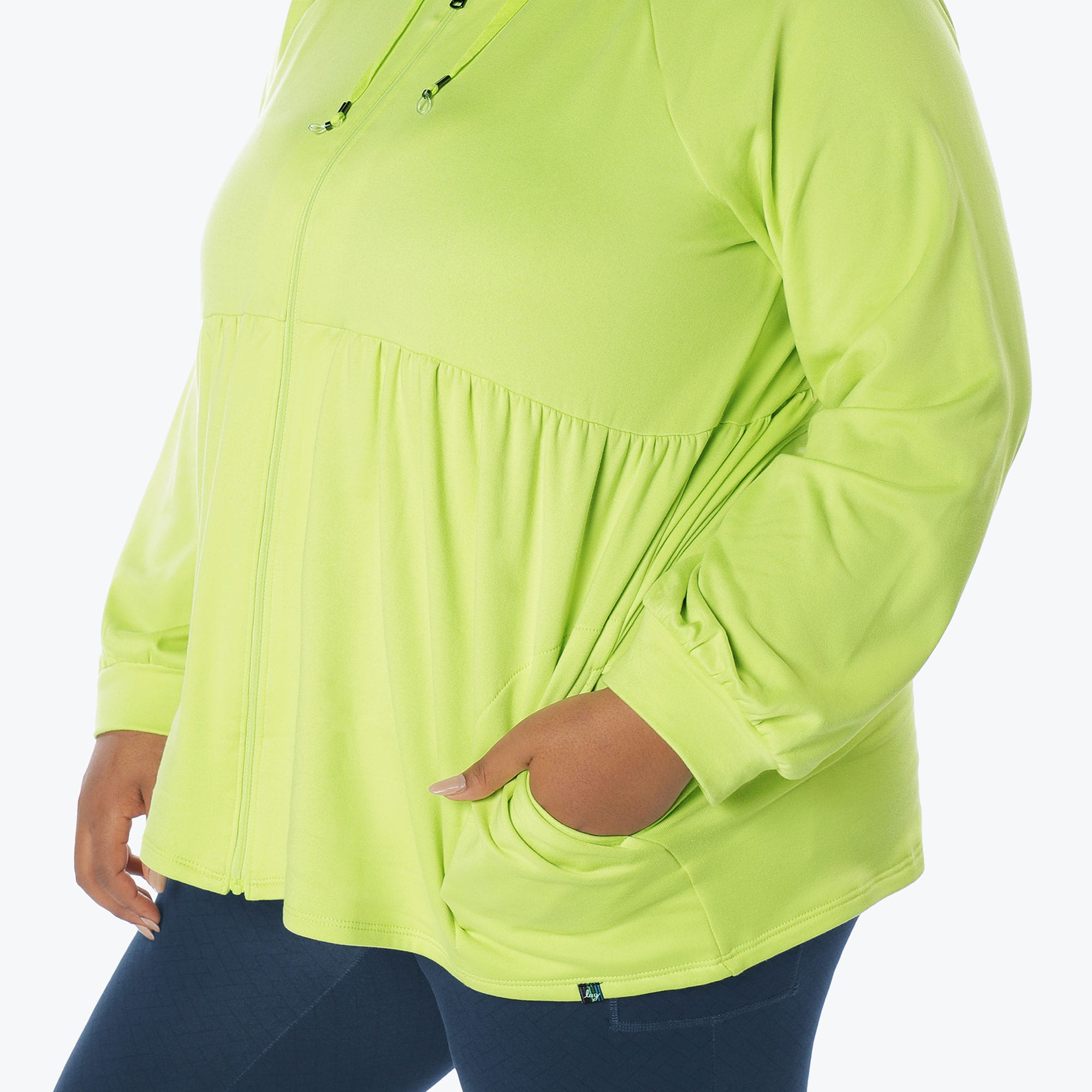 Shimmy Brushed Jersey Zip Up - MARGARITA ICEPOP - Shimmy_Margarita_IcePop_XL_04