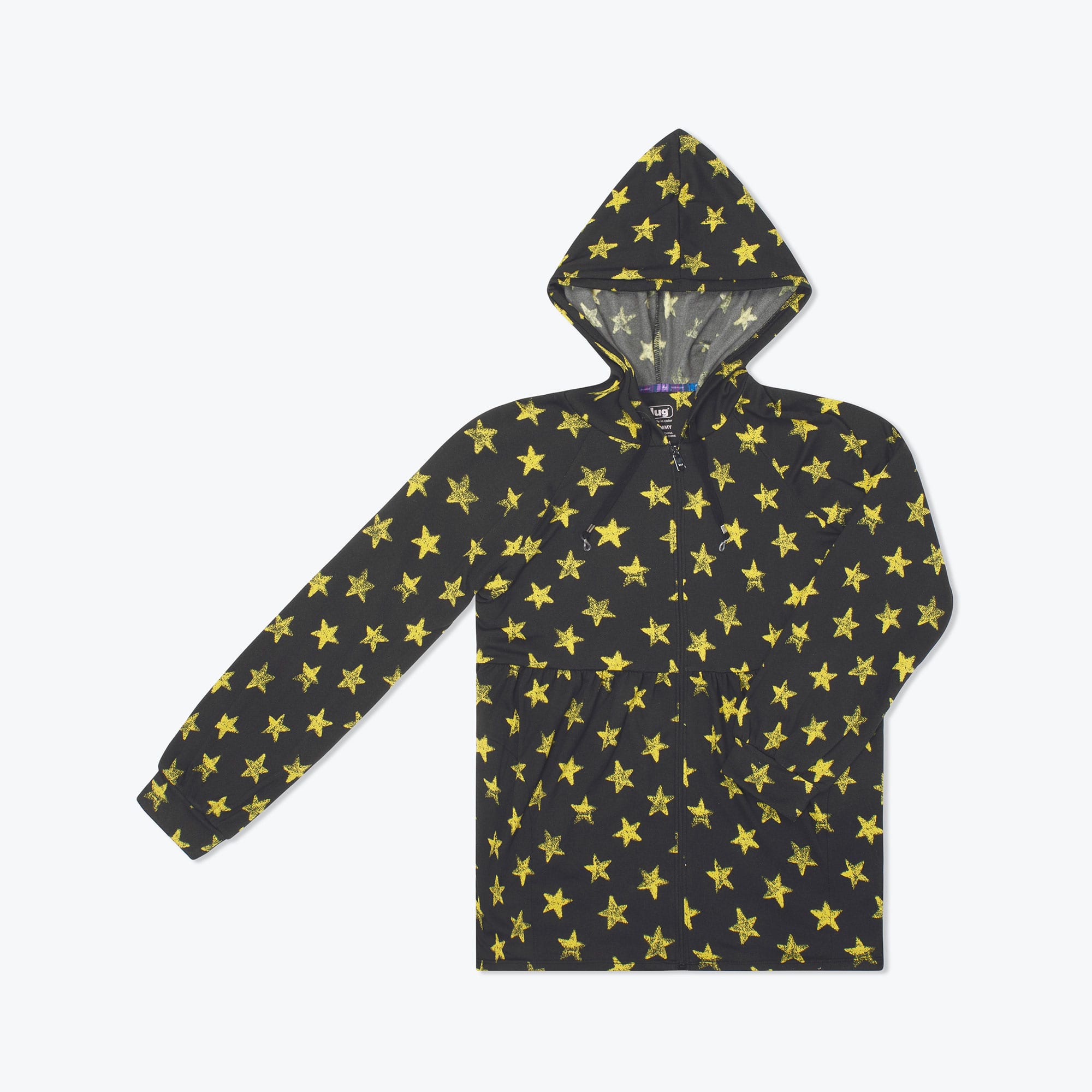 Shimmy Brushed Jersey Zip Up - ROCKSTAR - Shimmy_Rockstar_06