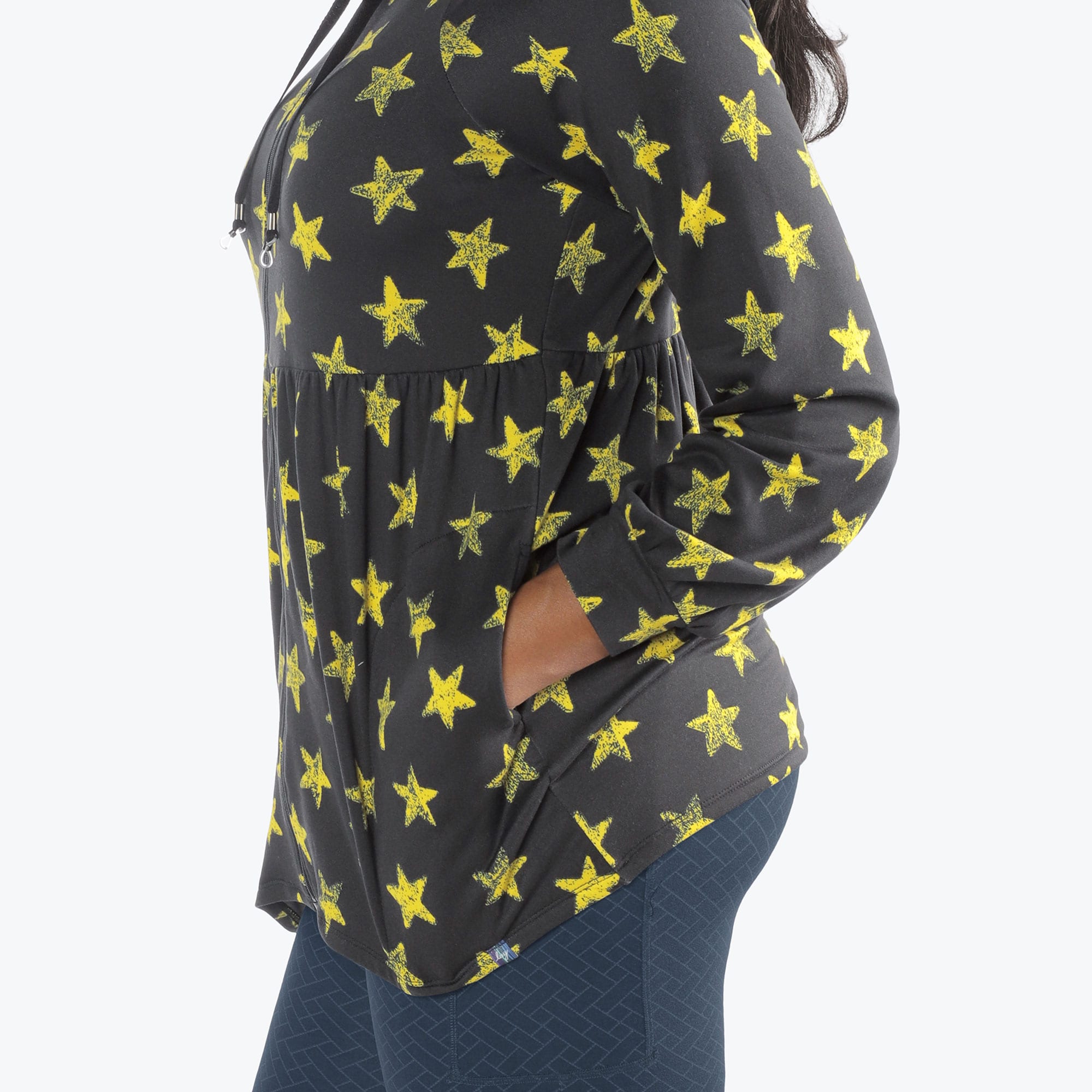 Shimmy Brushed Jersey Zip Up - ROCKSTAR - Shimmy_Rockstar_S_04