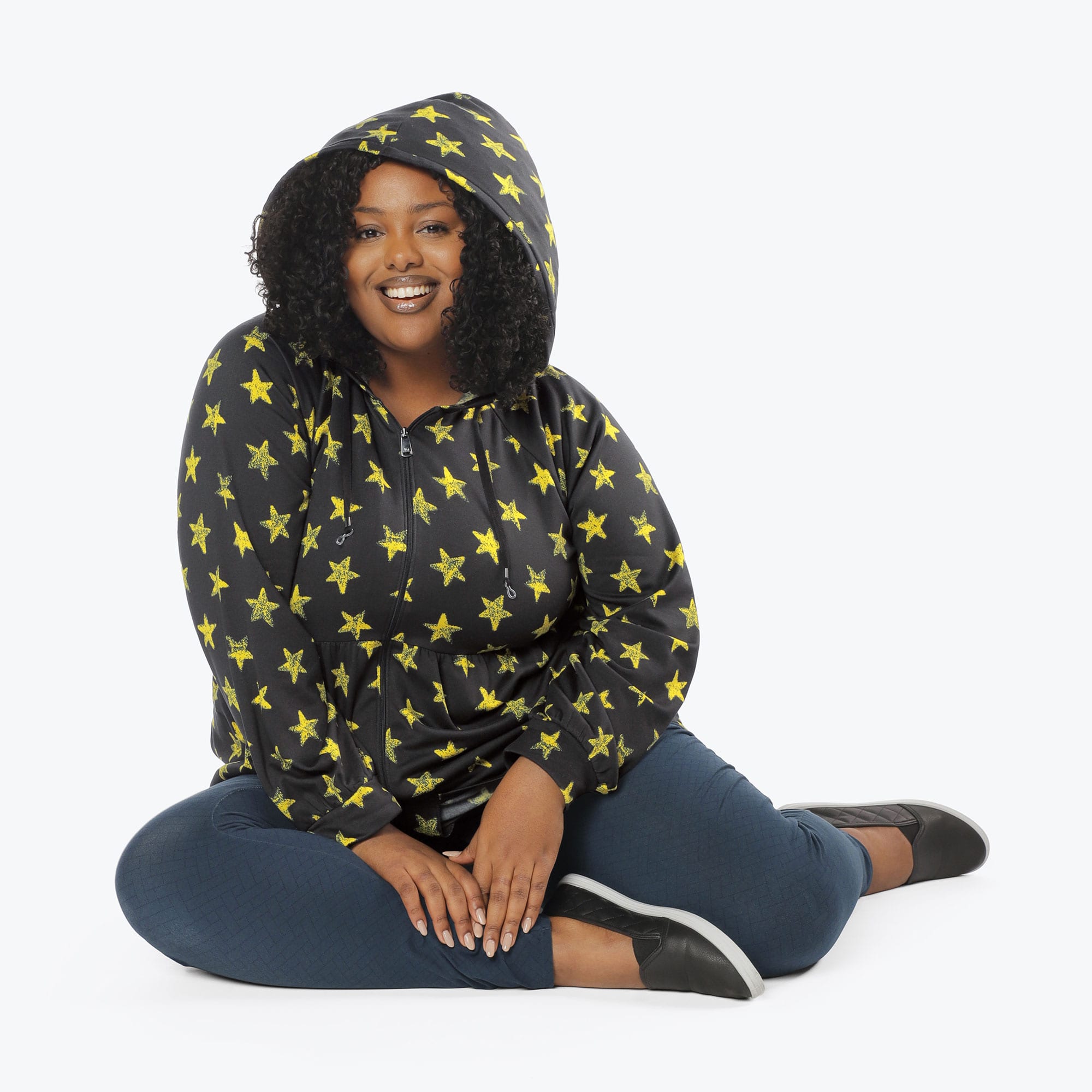 Shimmy Brushed Jersey Zip Up - ROCKSTAR - Shimmy_Rockstar_XL_05