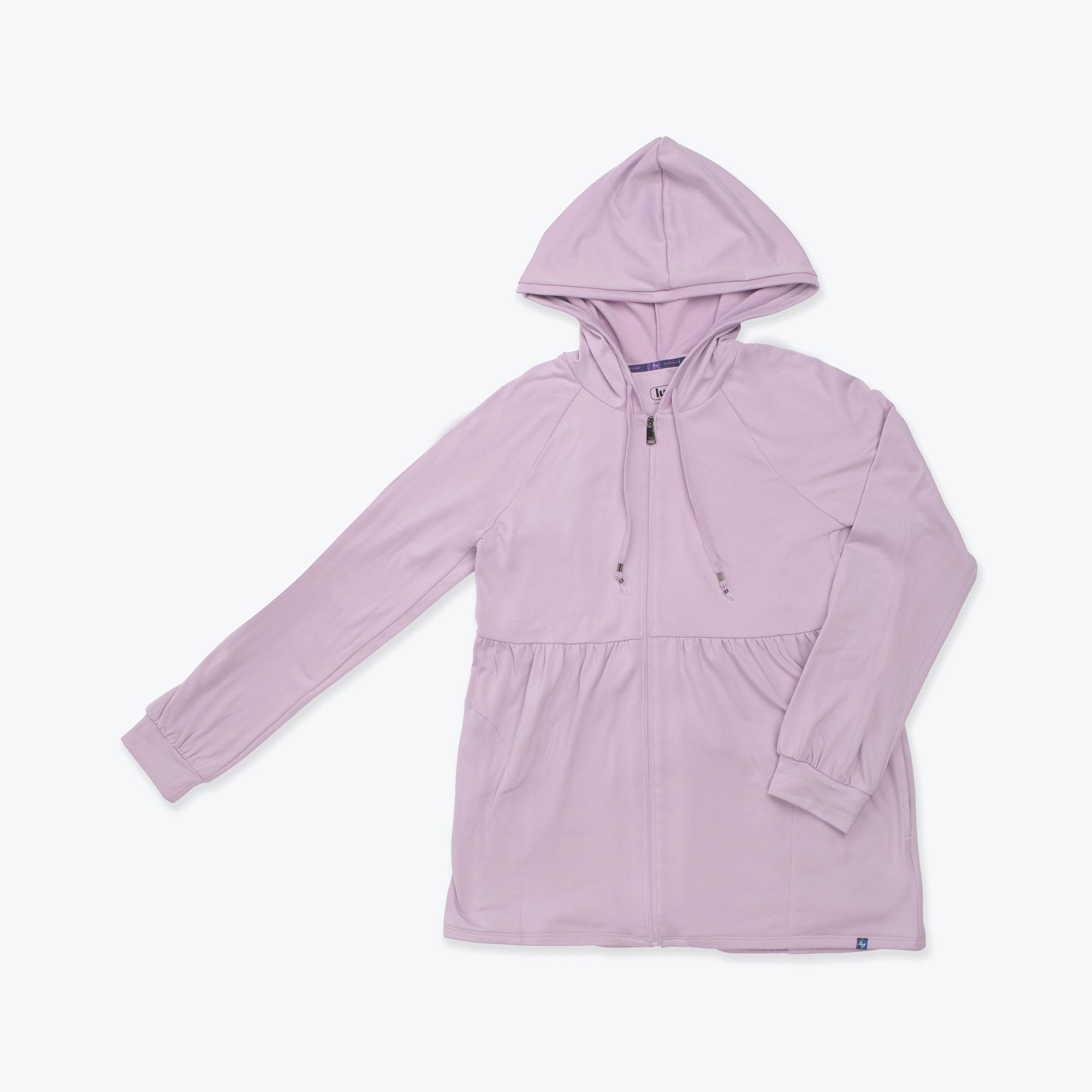 Shimmy Brushed Jersey Zip Up - SUGARPLUM ICEPOP - Shimmy_Sugarplum_Flatlay_01