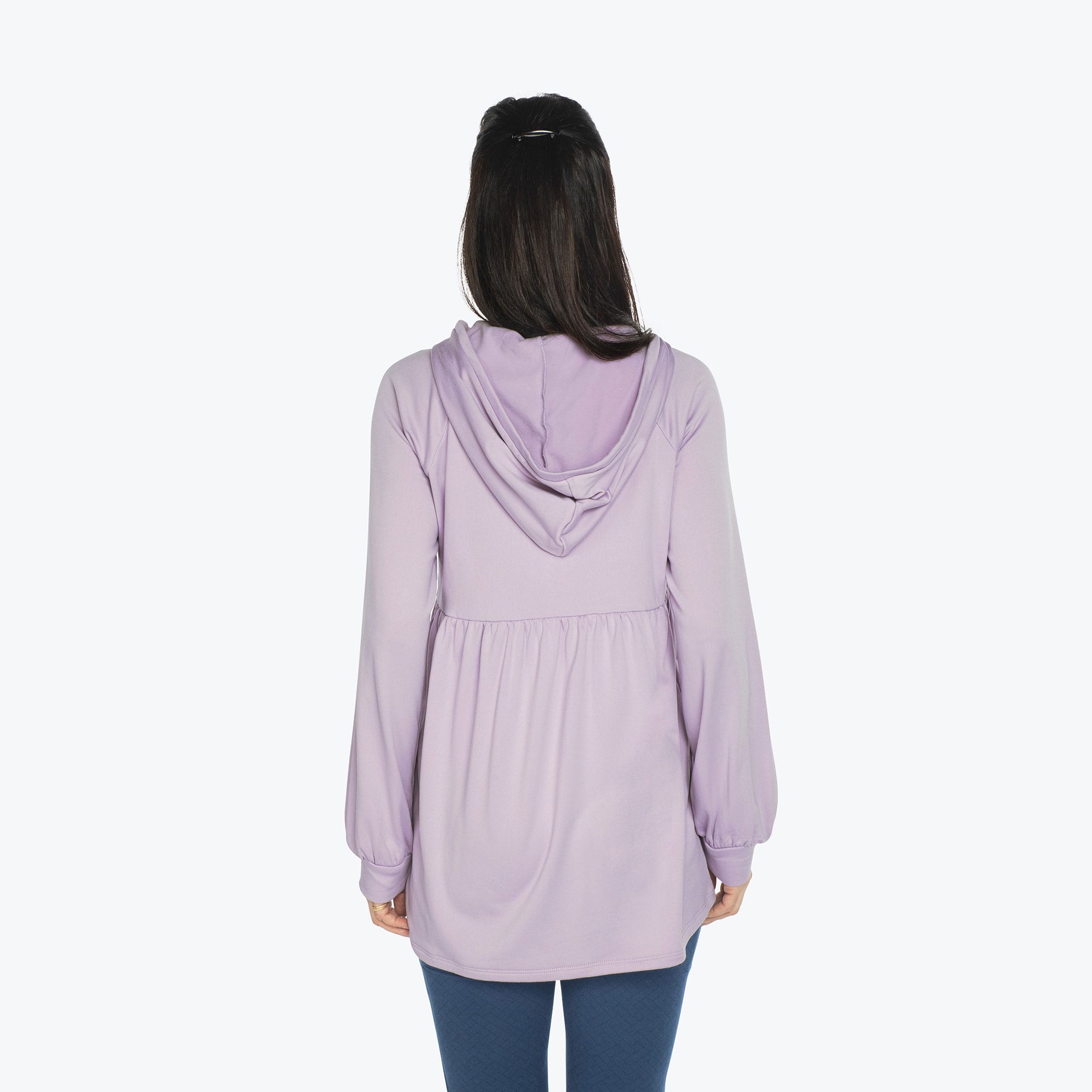 Shimmy Brushed Jersey Zip Up - SUGARPLUM ICEPOP - Shimmy_Sugarplum_S_02