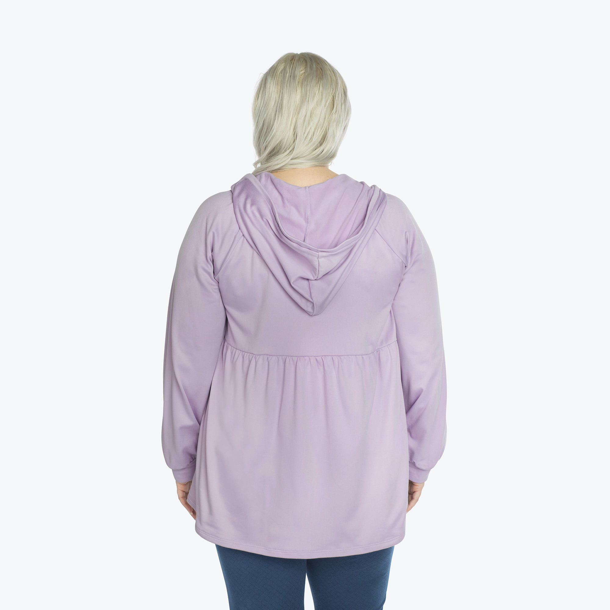 Shimmy Brushed Jersey Zip Up - SUGARPLUM ICEPOP - Shimmy_Sugarplum_XL_02