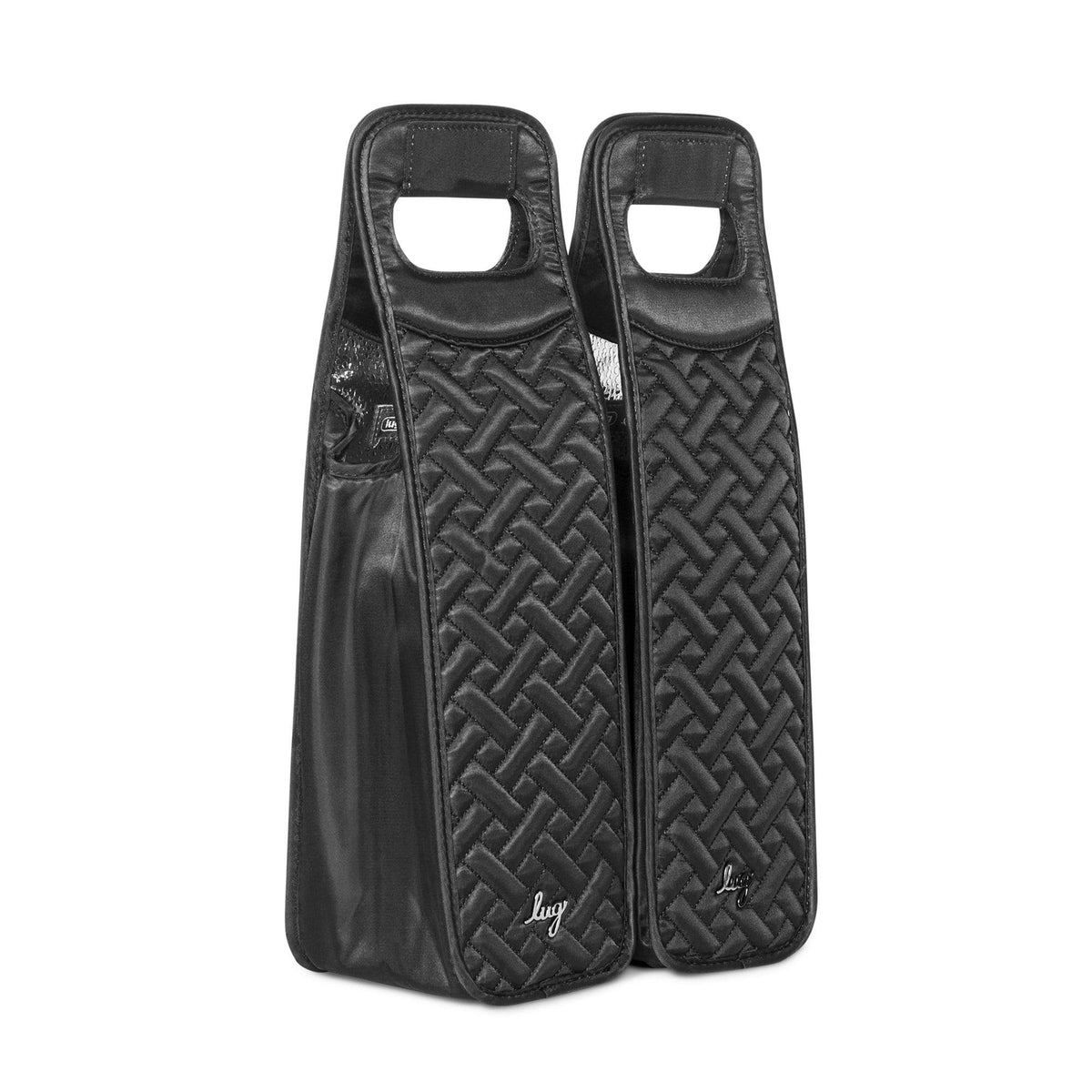 Shuttle 2pc Wine Totes - MIDNIGHT BLACK - Shuttle2PC_Black_02