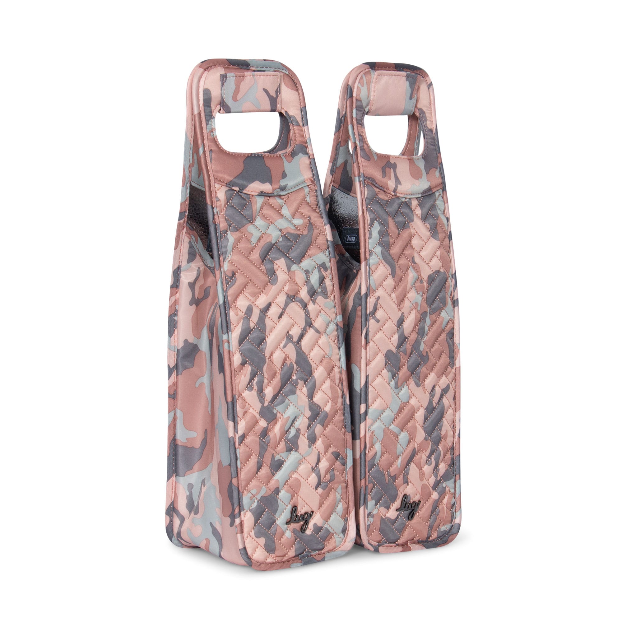 Shuttle 2pc Wine Totes - CAMO ROSE - Shuttle2PC_CamoRose_02