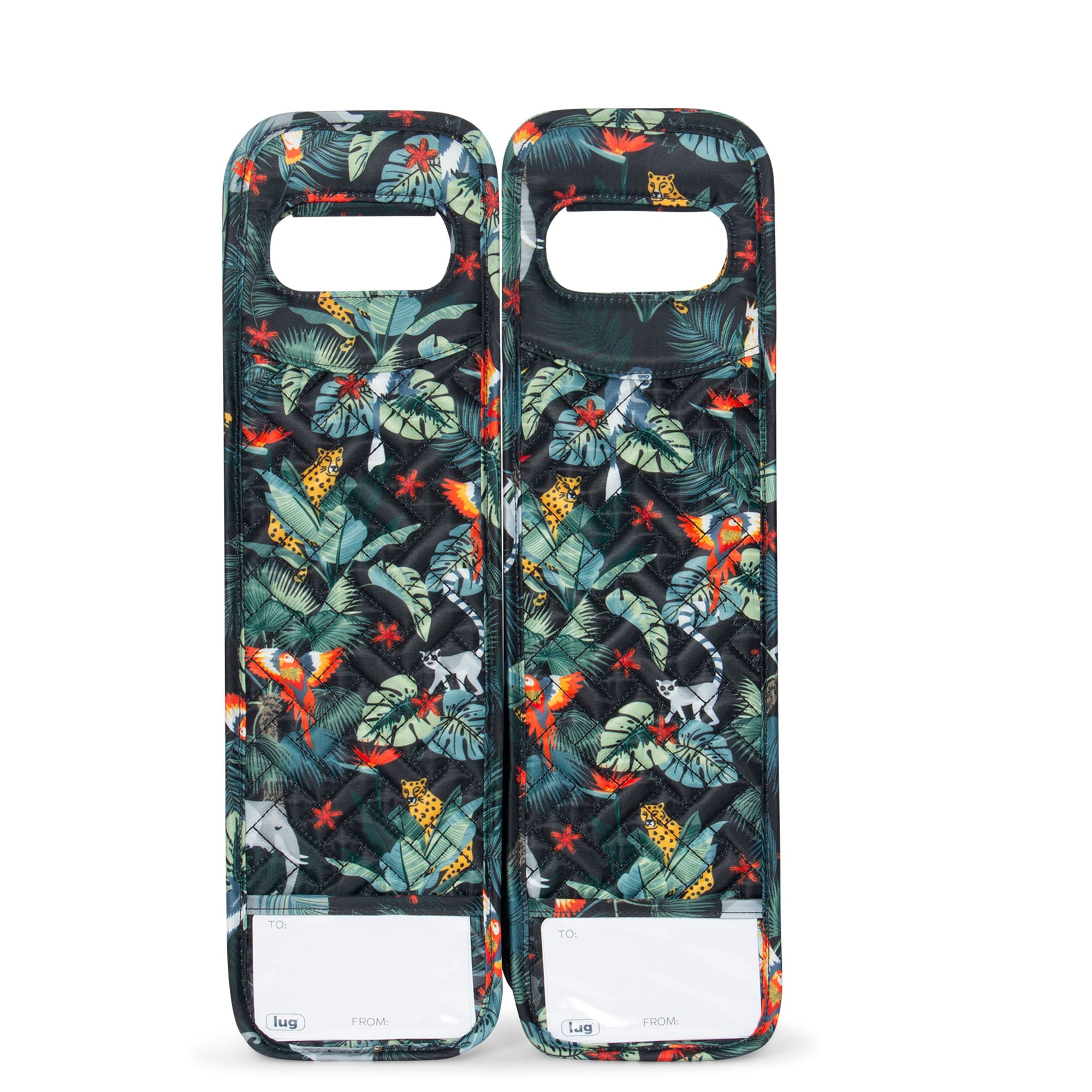 Shuttle 2pc Wine Totes - WILDLIFE BLACK - Shuttle2PC_WildlifeBlack_04