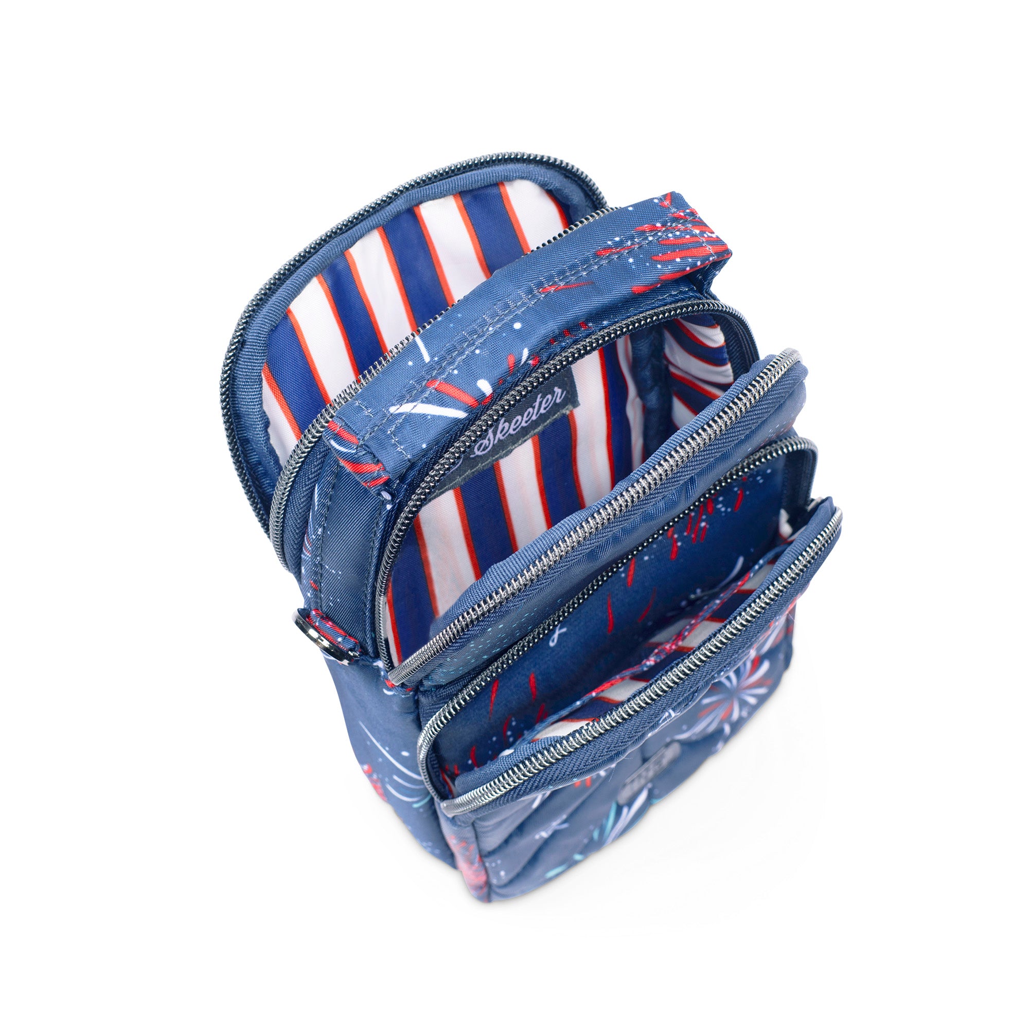 Skeeter Mini 2 Convertible Crossbody - FIREWORK NAVY TONAL - Skeeter2Mini_FireworkNavy_05