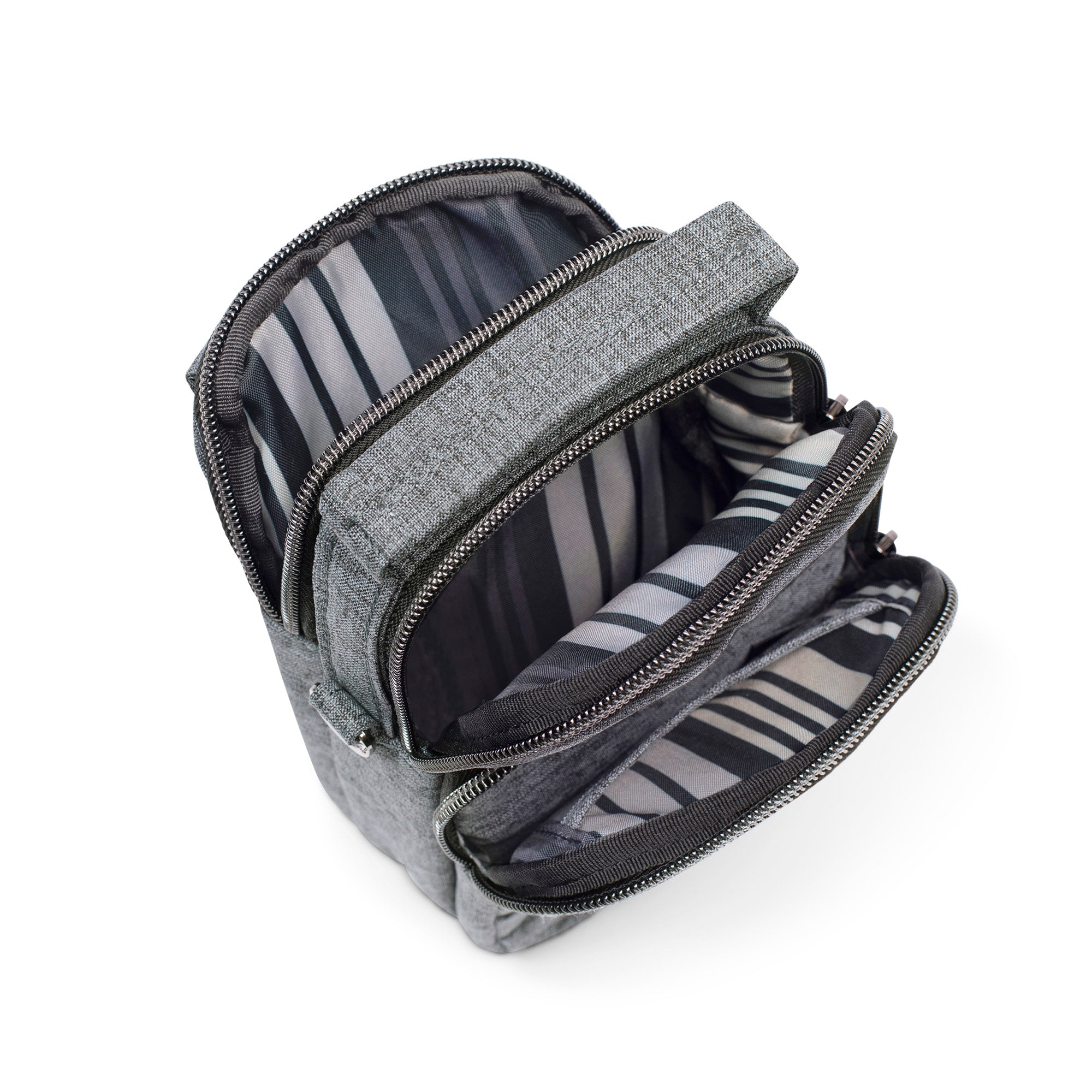 Skeeter Mini 2 Convertible Crossbody - HEATHER GREY TONAL - Skeeter2Mini_HeatherGrey_05