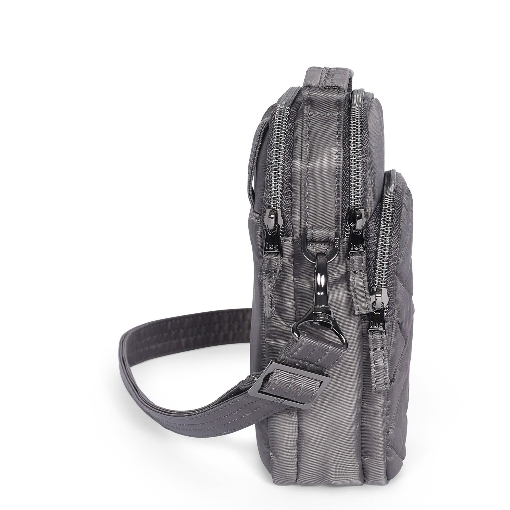 Skeeter Mini 2 Convertible Crossbody - GUNMETAL GREY TONAL - Skeeter2_mini_GunmetalGrey_03