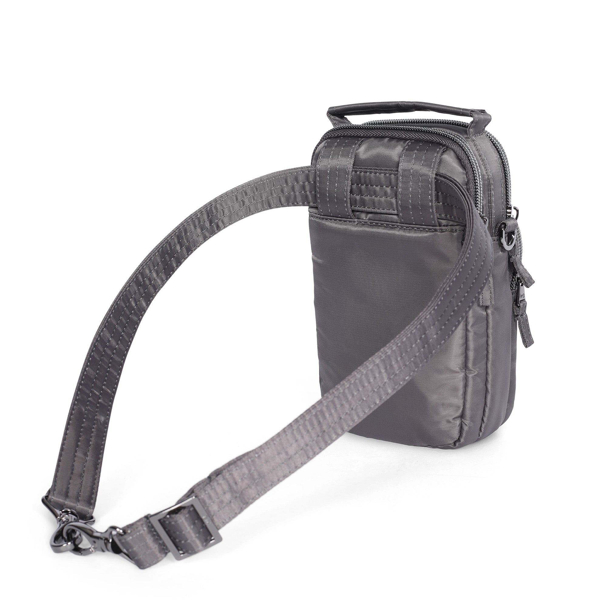 Skeeter Mini 2 Convertible Crossbody - GUNMETAL GREY TONAL - Skeeter2_mini_GunmetalGrey_04