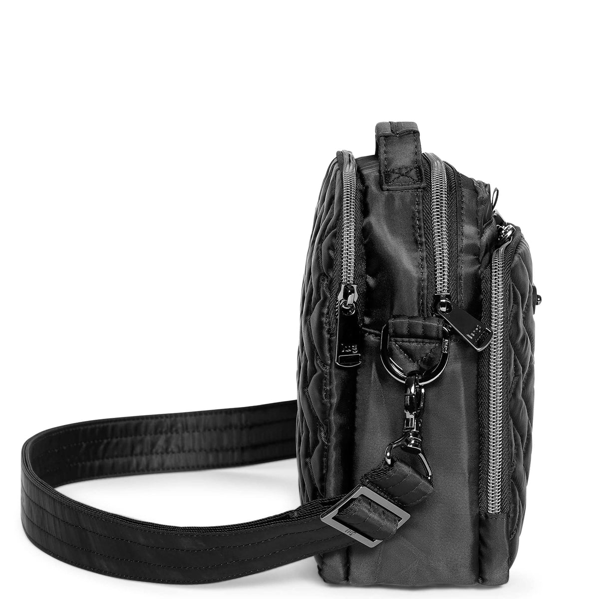Skeeter Convertible Crossbody - MIDNIGHT BLACK - SkeeterCharmBar_Black_03