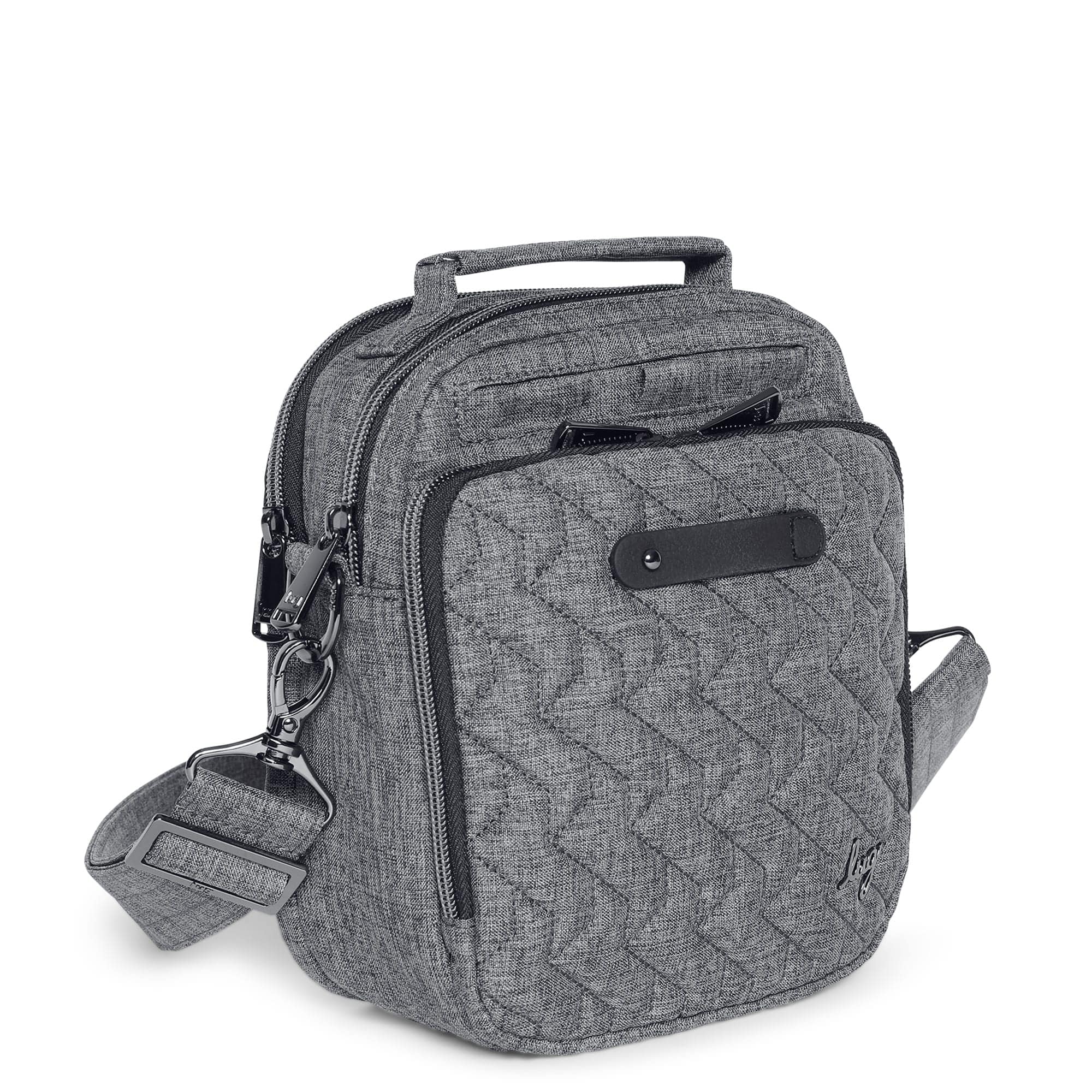 Skeeter Convertible Crossbody - HEATHER GREY - SkeeterCharmBar_HeatherGrey_02