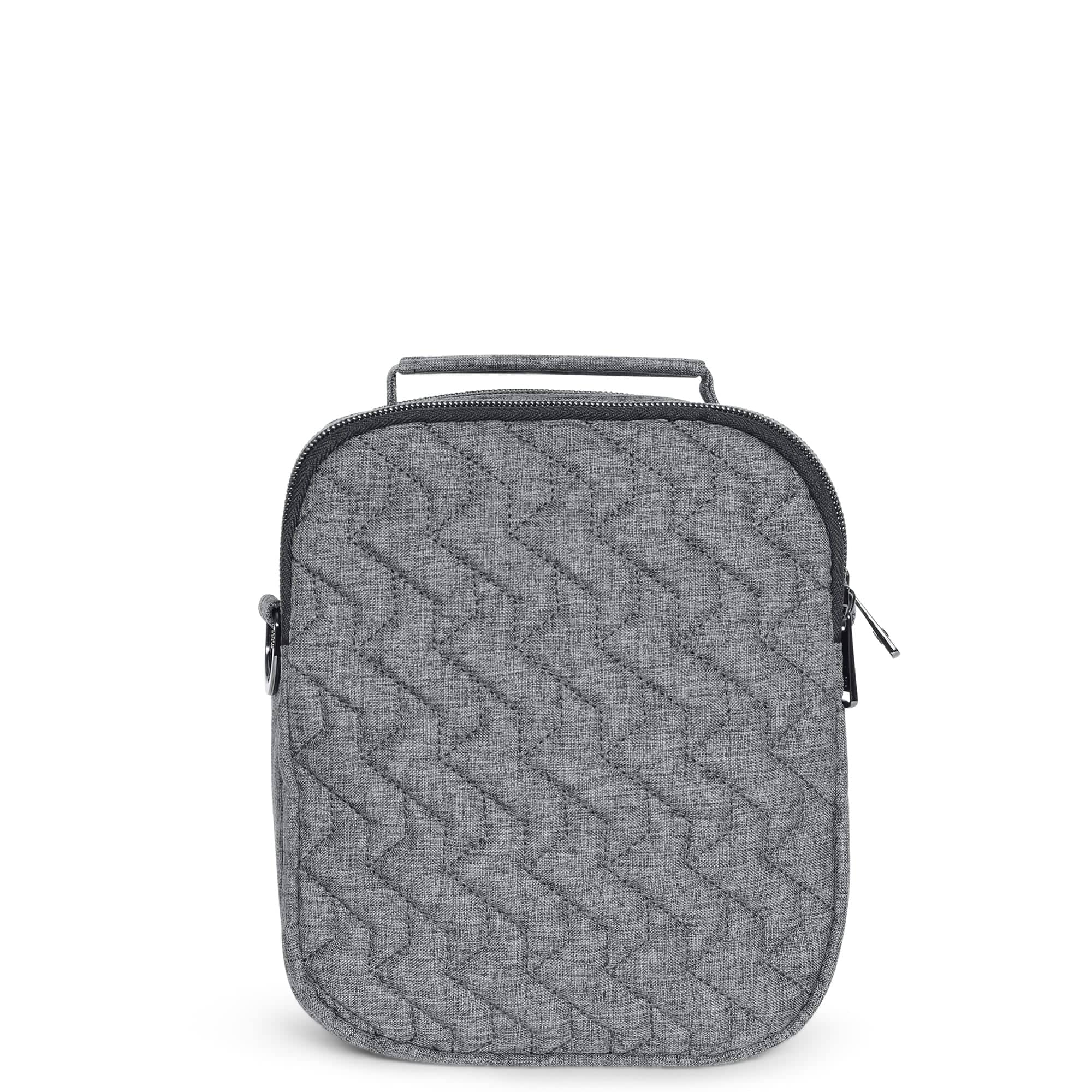 Skeeter Convertible Crossbody - HEATHER GREY - SkeeterCharmBar_HeatherGrey_04