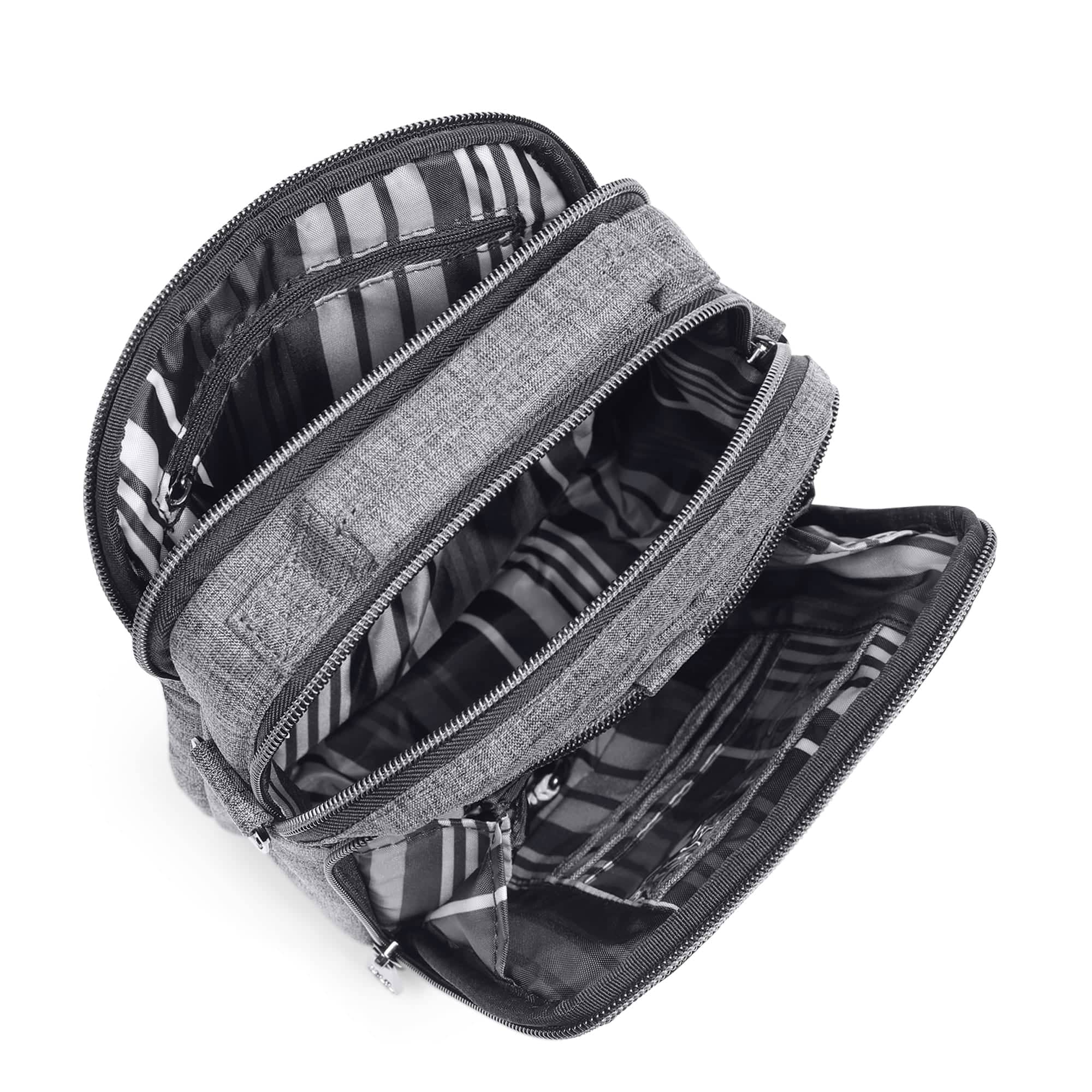 Skeeter Convertible Crossbody - HEATHER GREY - SkeeterCharmBar_HeatherGrey_05