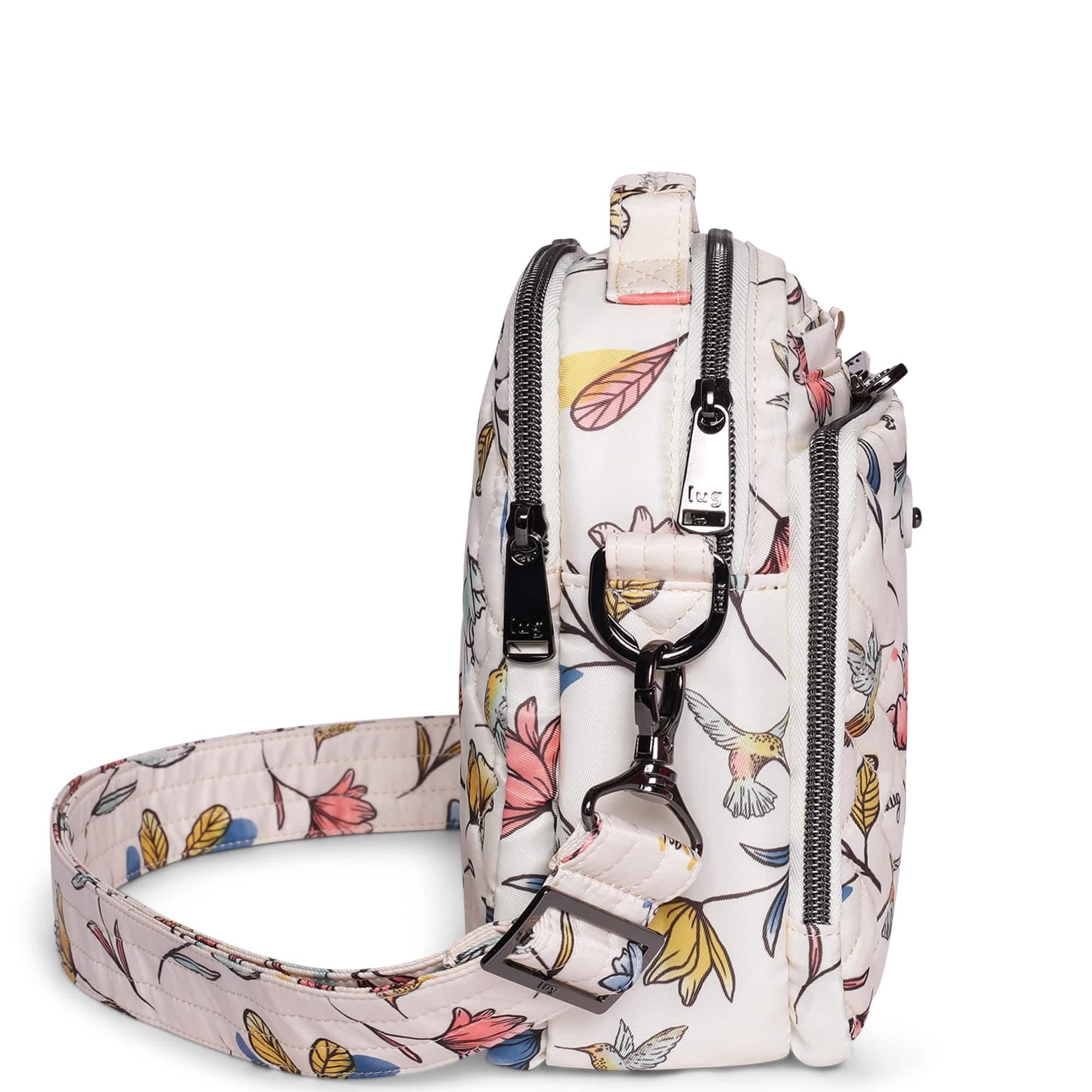Skeeter Convertible Crossbody - HUMMINGBIRD FLORAL - SkeeterCharmBar_HummingbirdFloral_03