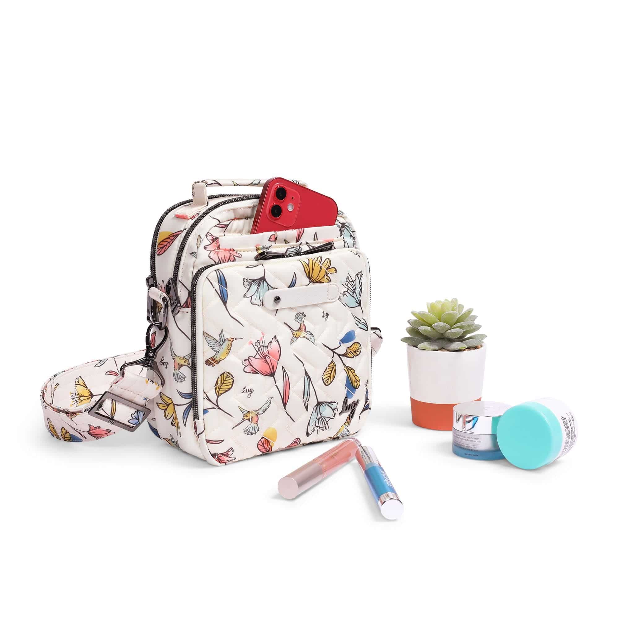Skeeter Convertible Crossbody - - SkeeterCharmBar_HummingbirdFloral_Lifestyle_02