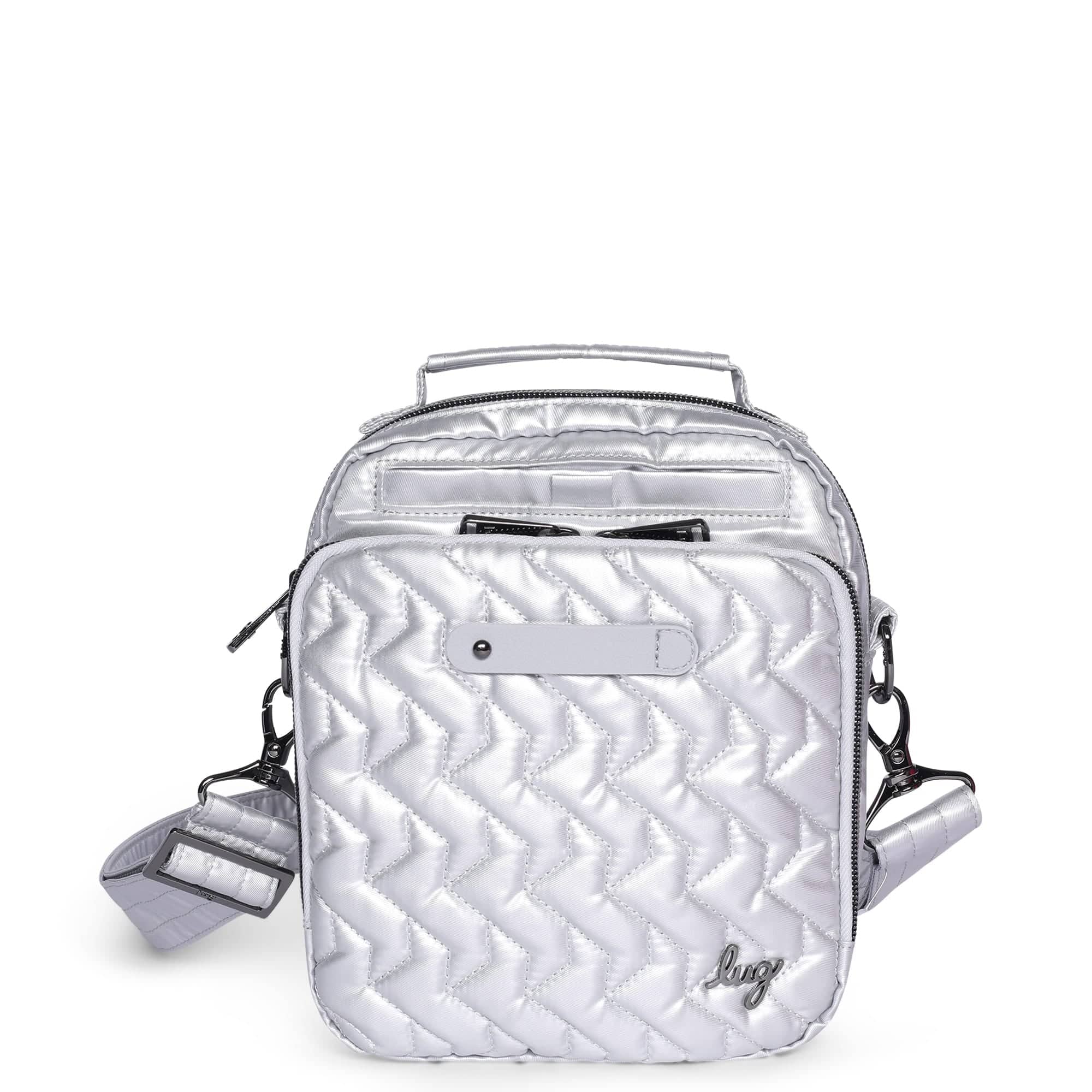 Skeeter Convertible Crossbody - METALLIC SILVER - SkeeterCharmBar_MetallicSilver_01