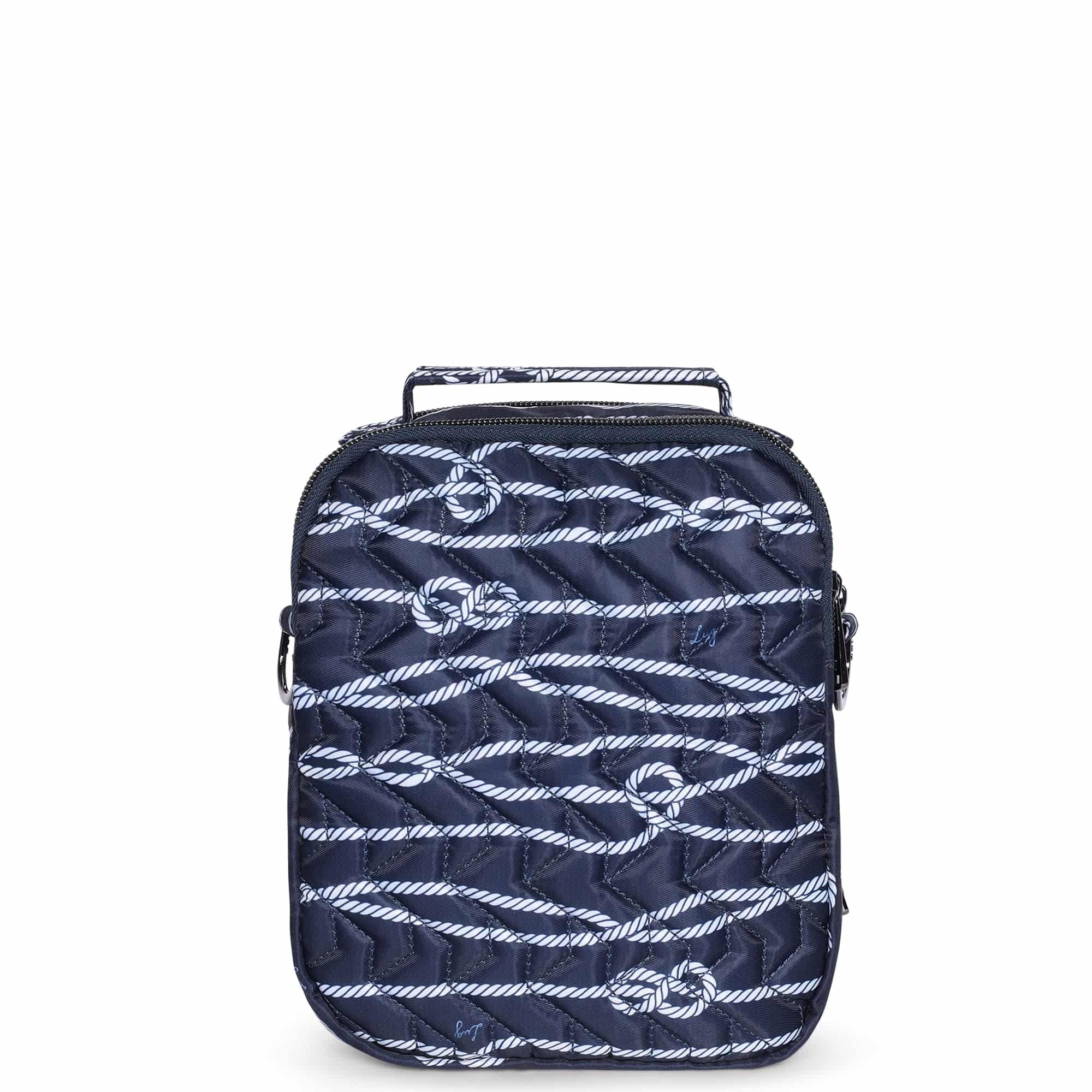 Skeeter Convertible Crossbody - NAUTICAL NAVY - SkeeterCharmBar_NauticalNavy_04