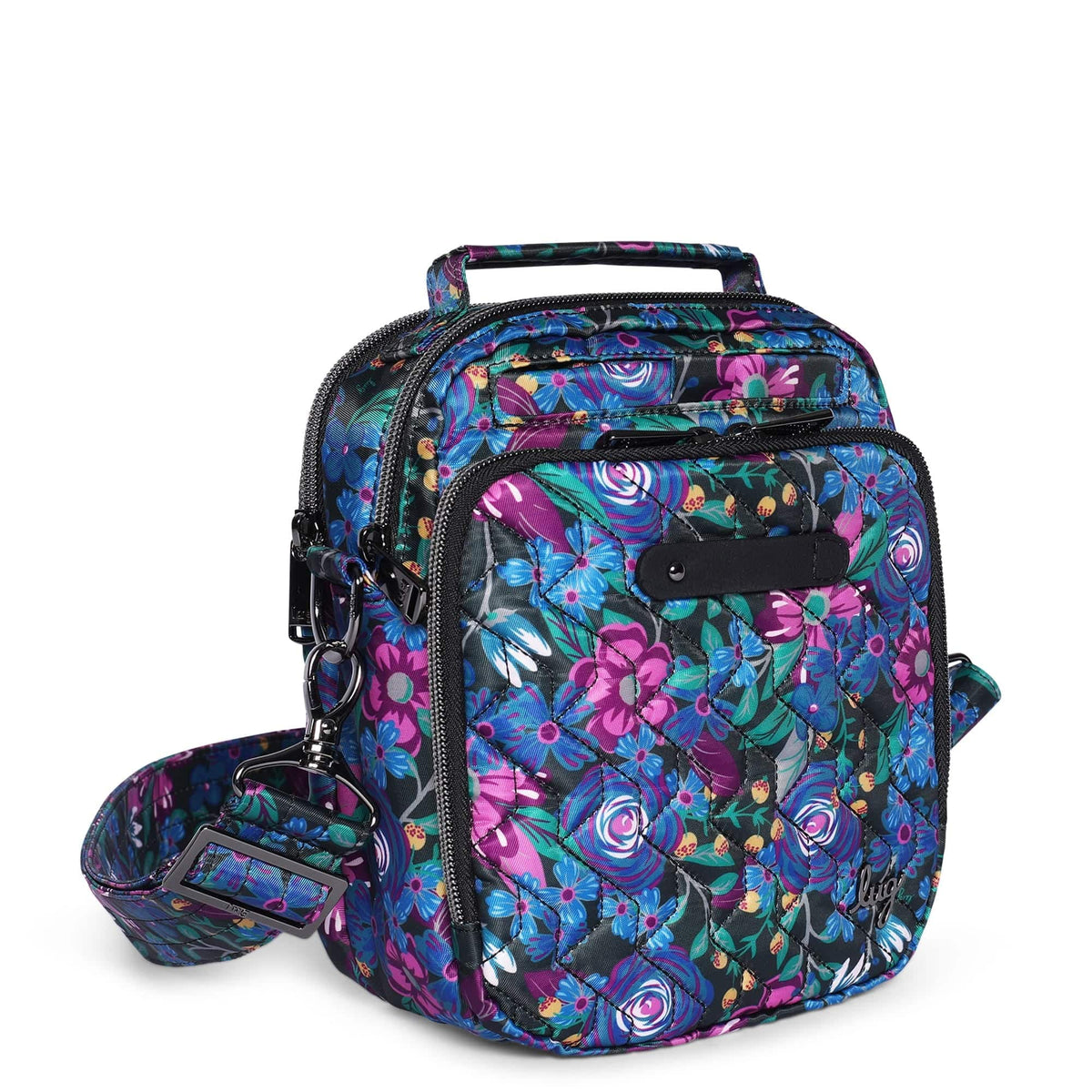 Skeeter Convertible Crossbody - WHIMSY BLACK - SkeeterCharmBar_WhimsyBlack_02
