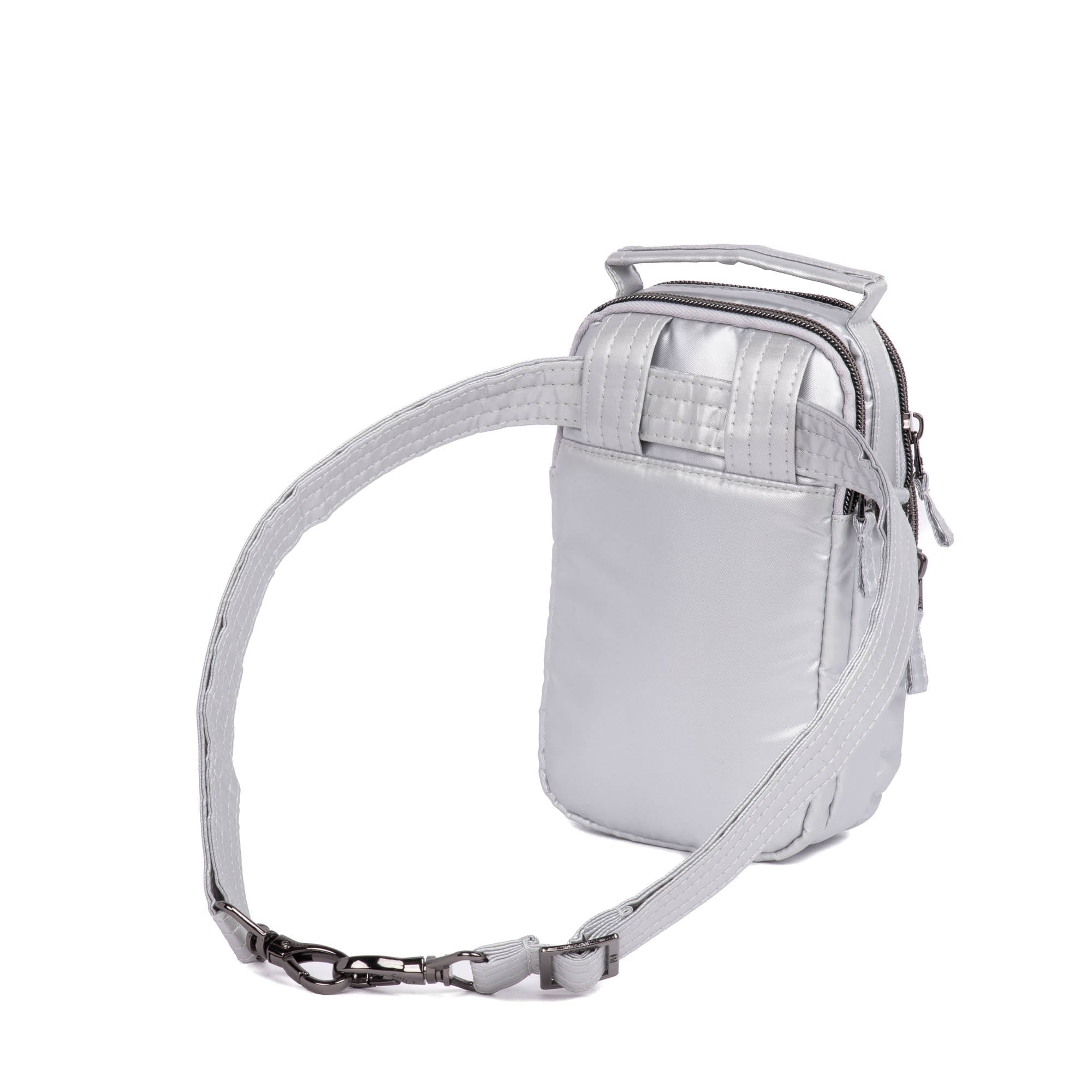 Skeeter Mini 2 Convertible Crossbody - METALLIC SILVER ICEPOP STITCH - SkeeterMini2_MetallicSilverwithIcepop_04
